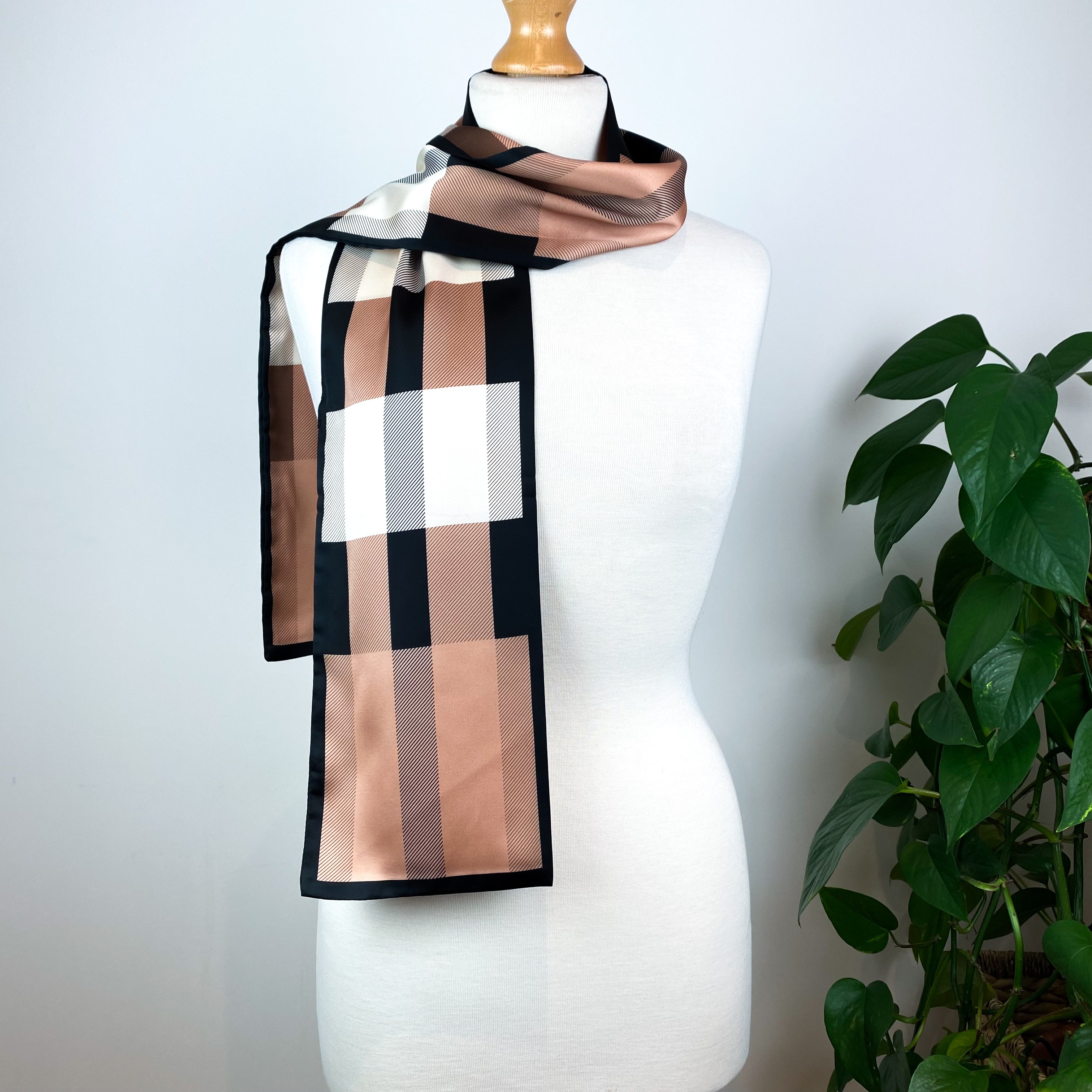 Immaculate Long French Silk Scarf