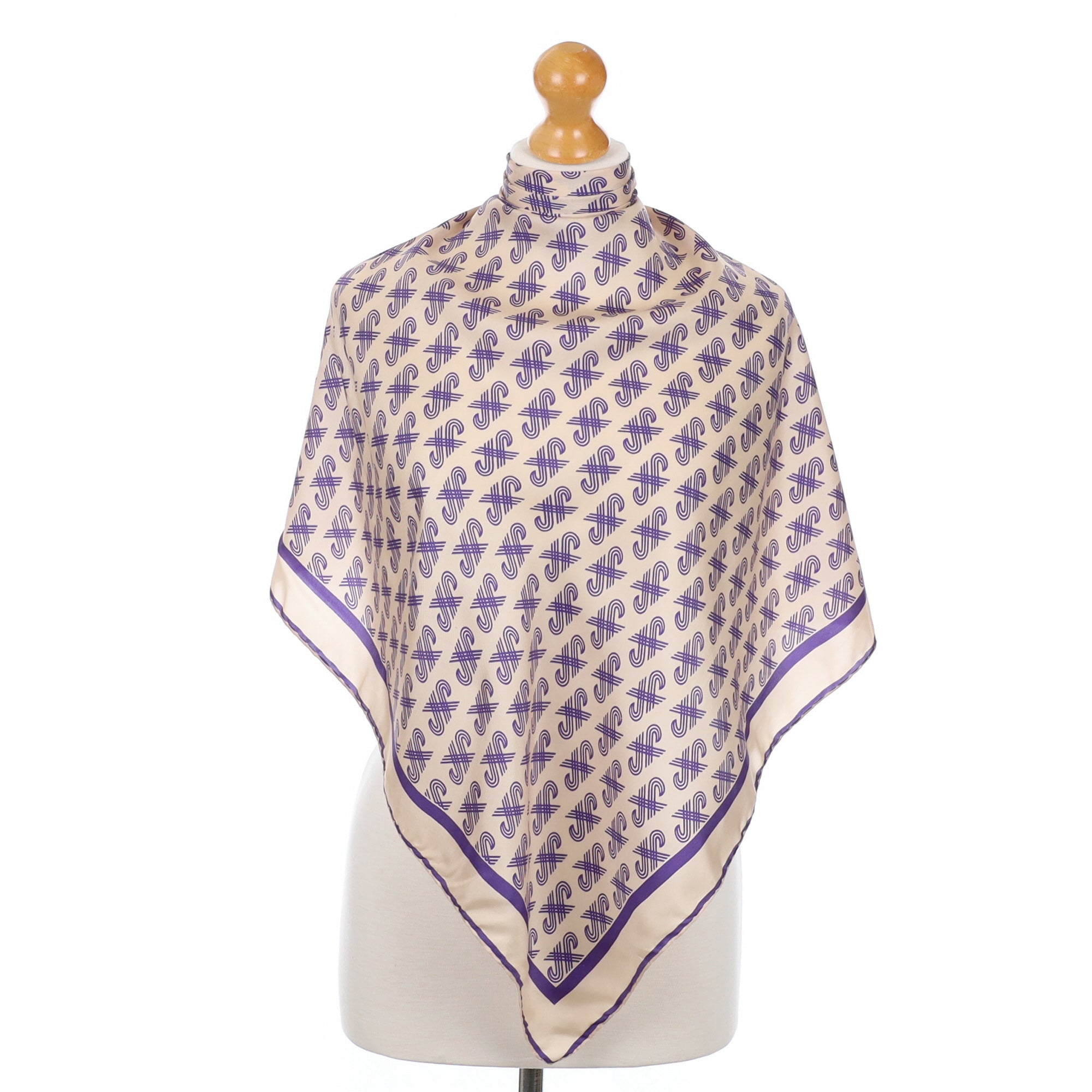 Jaeger Two Tone Silk Scarf