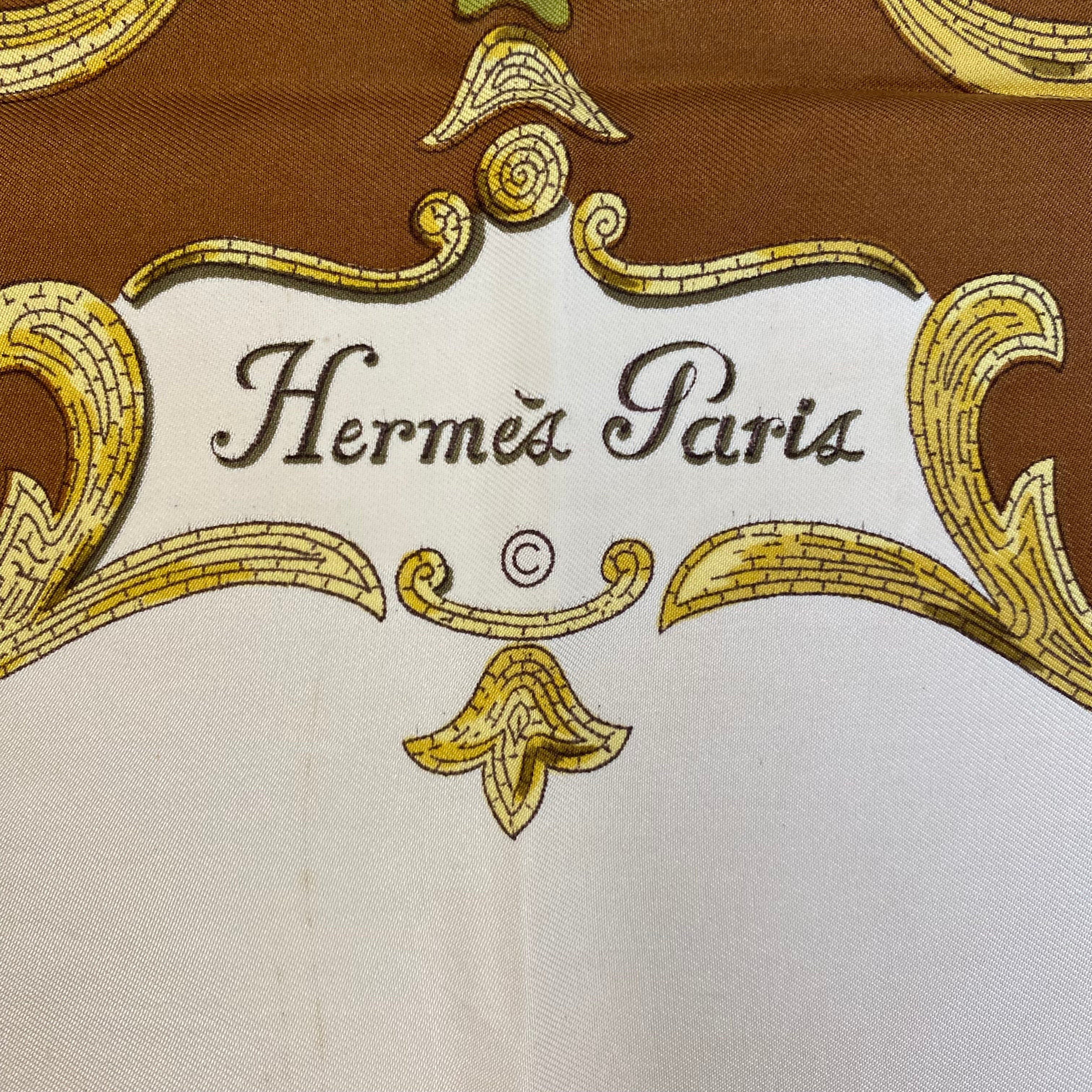 Hermès Cheval Turc Silk Scarf