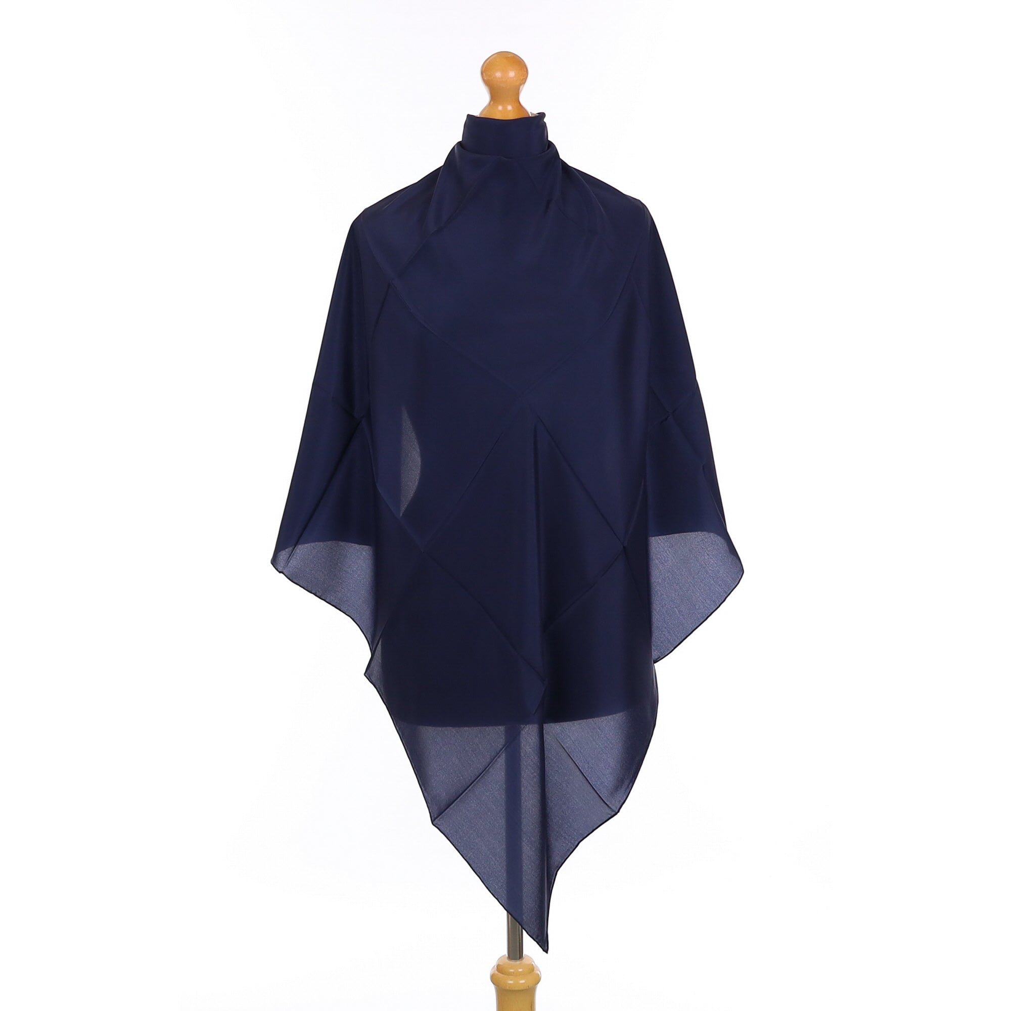 Dark Navy Silk Scarf