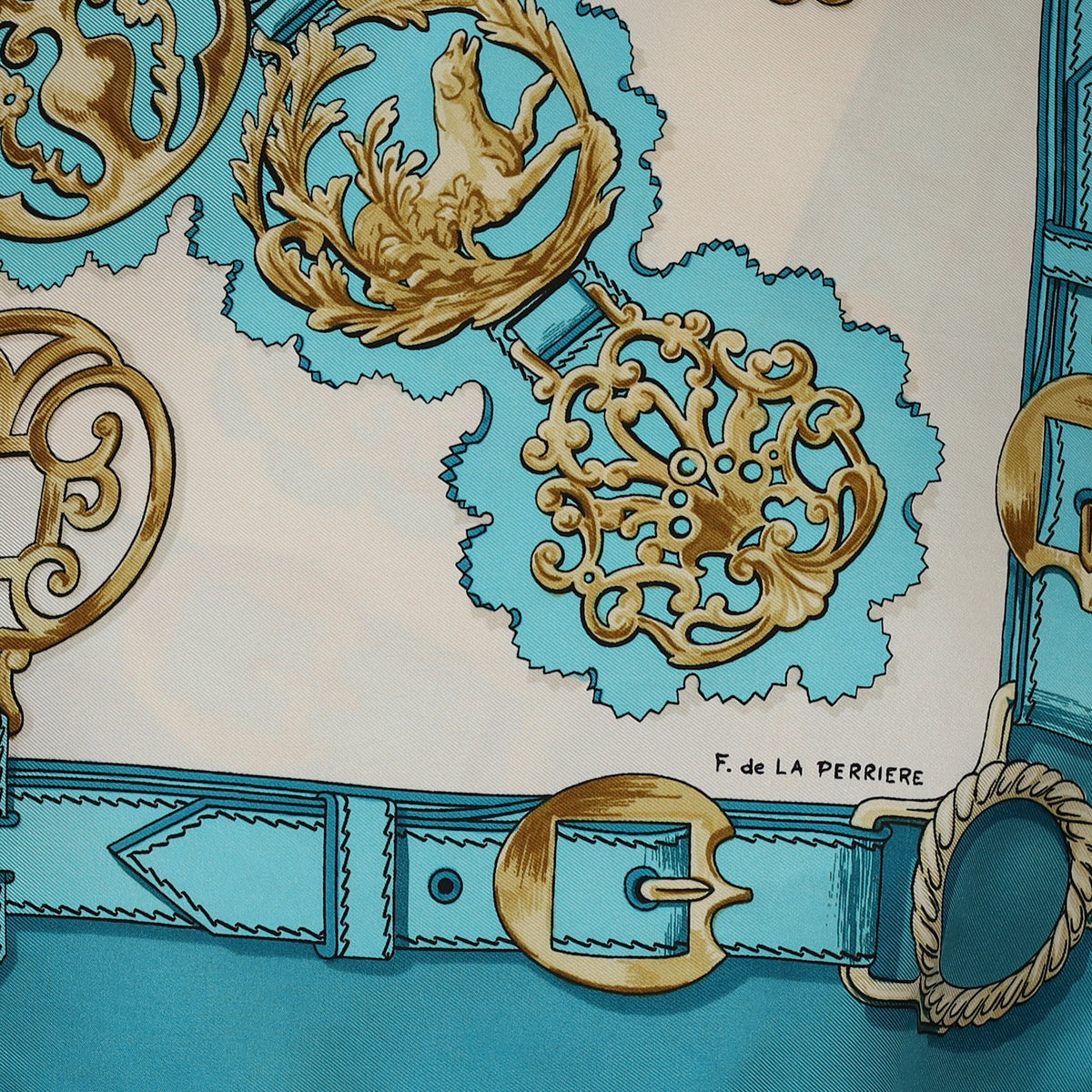 Hermès Cuivreries Silk Scarf