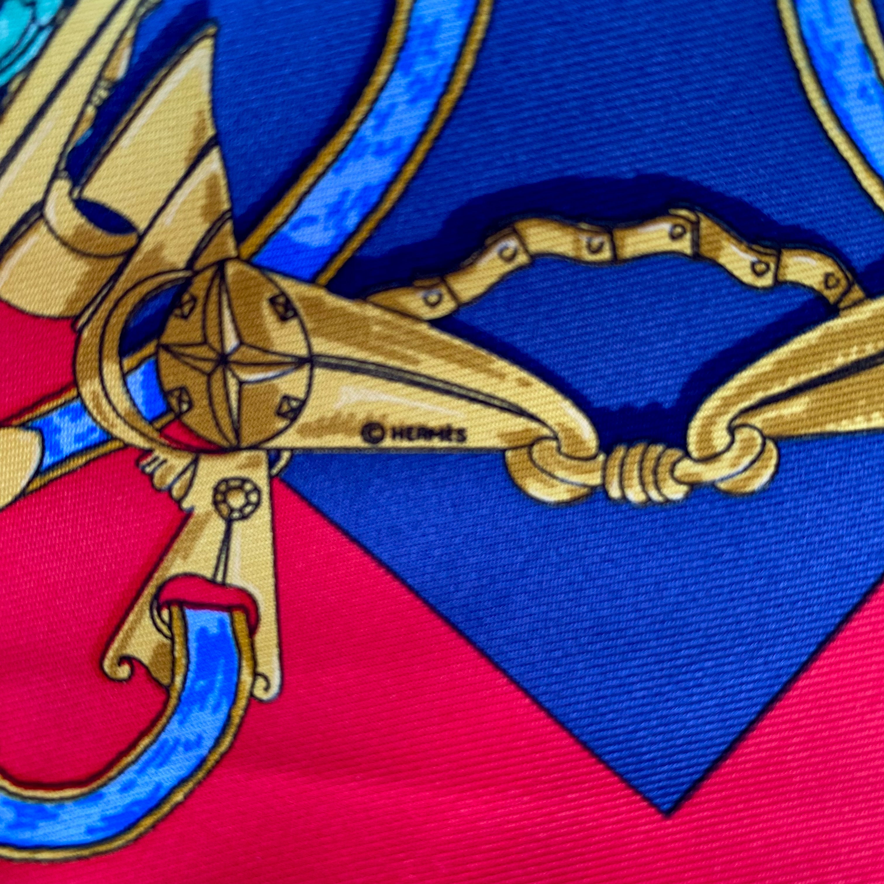 Boxed Hermès L’instruction Du Roy En L’exercice De Monter A Cheval Nano Silk Scarf