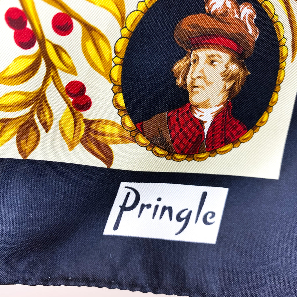 Historical Characters Pringle Vintage Silk Scarf