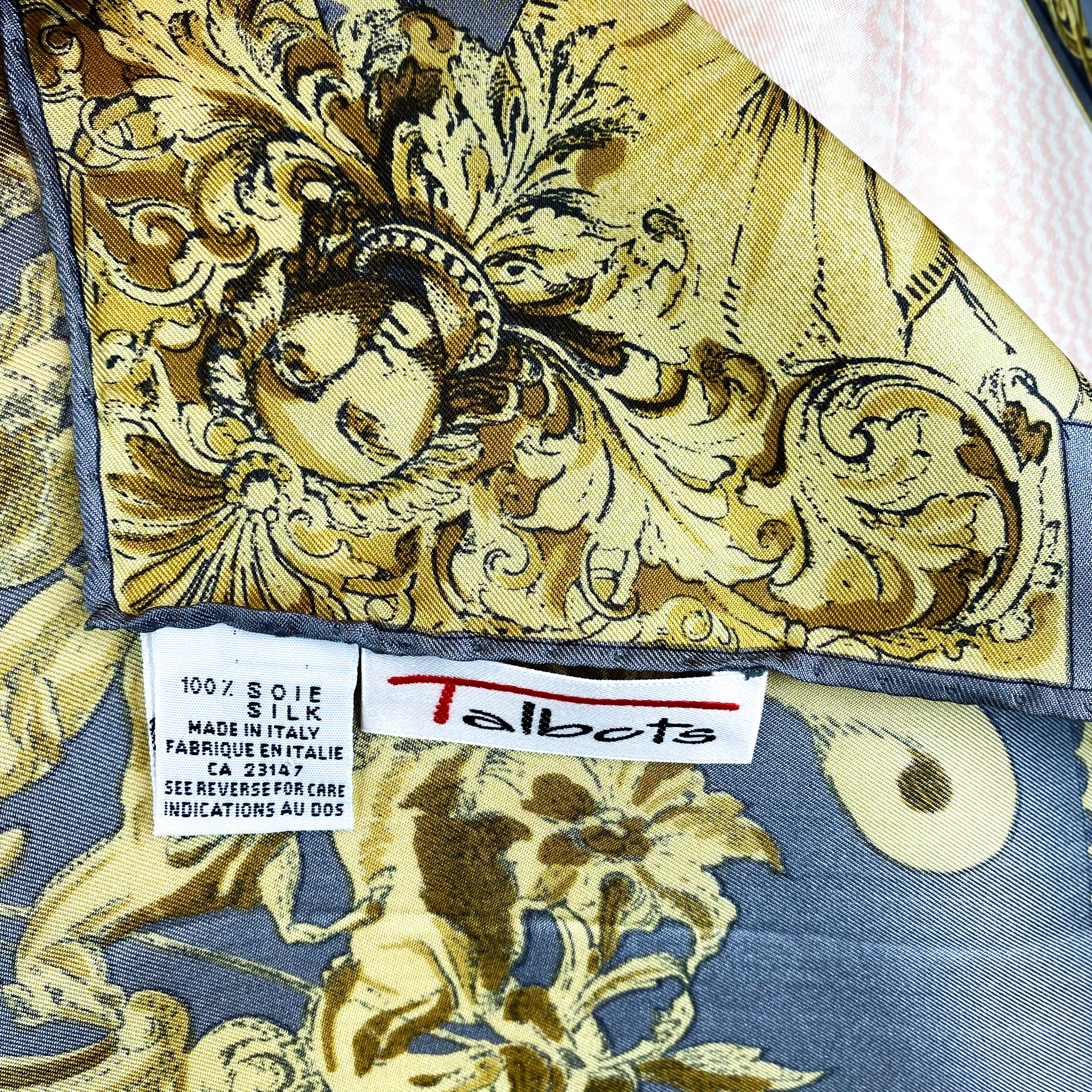 Talbots Classic Vintage Silk Scarf