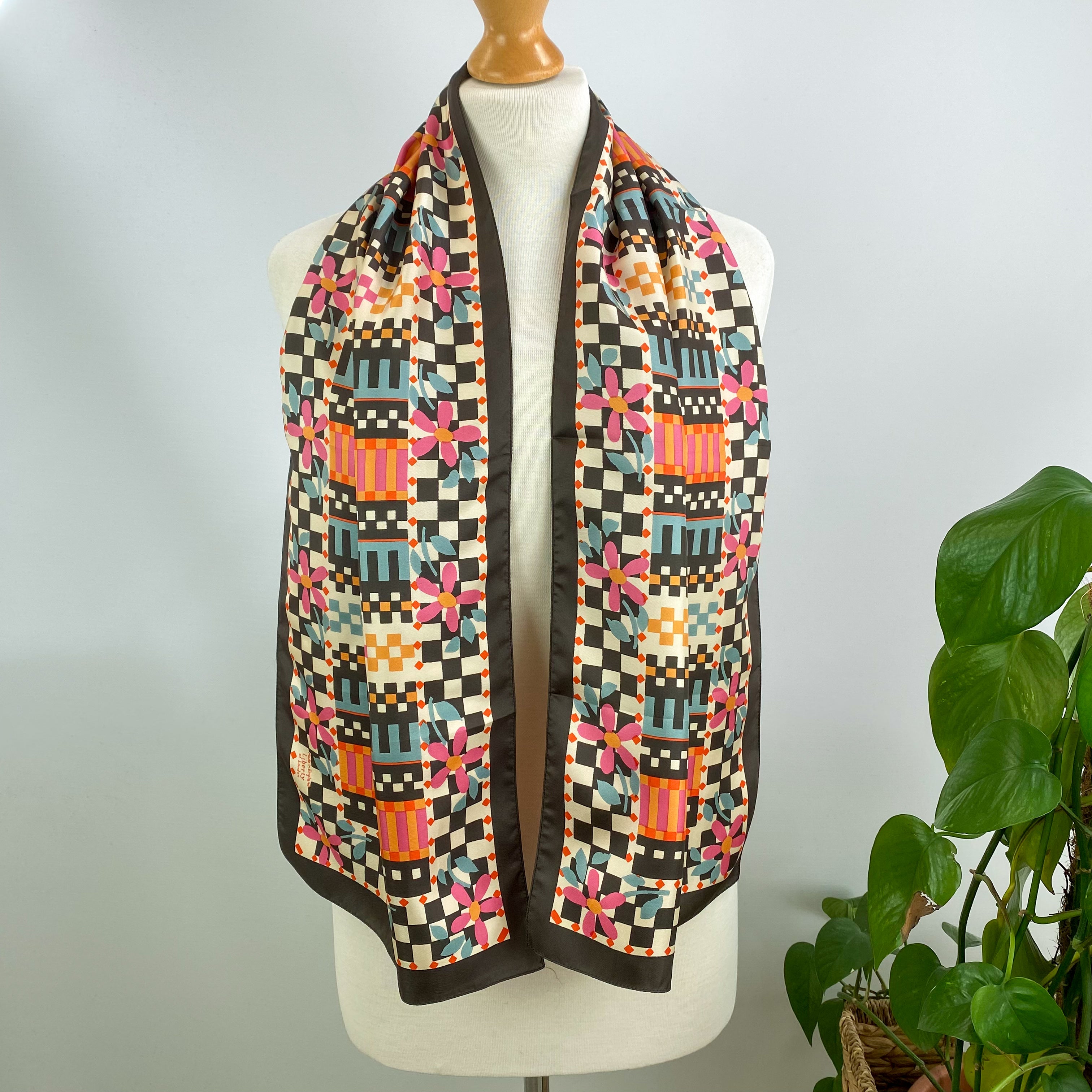 1970’s Liberty Long Silk Scarf