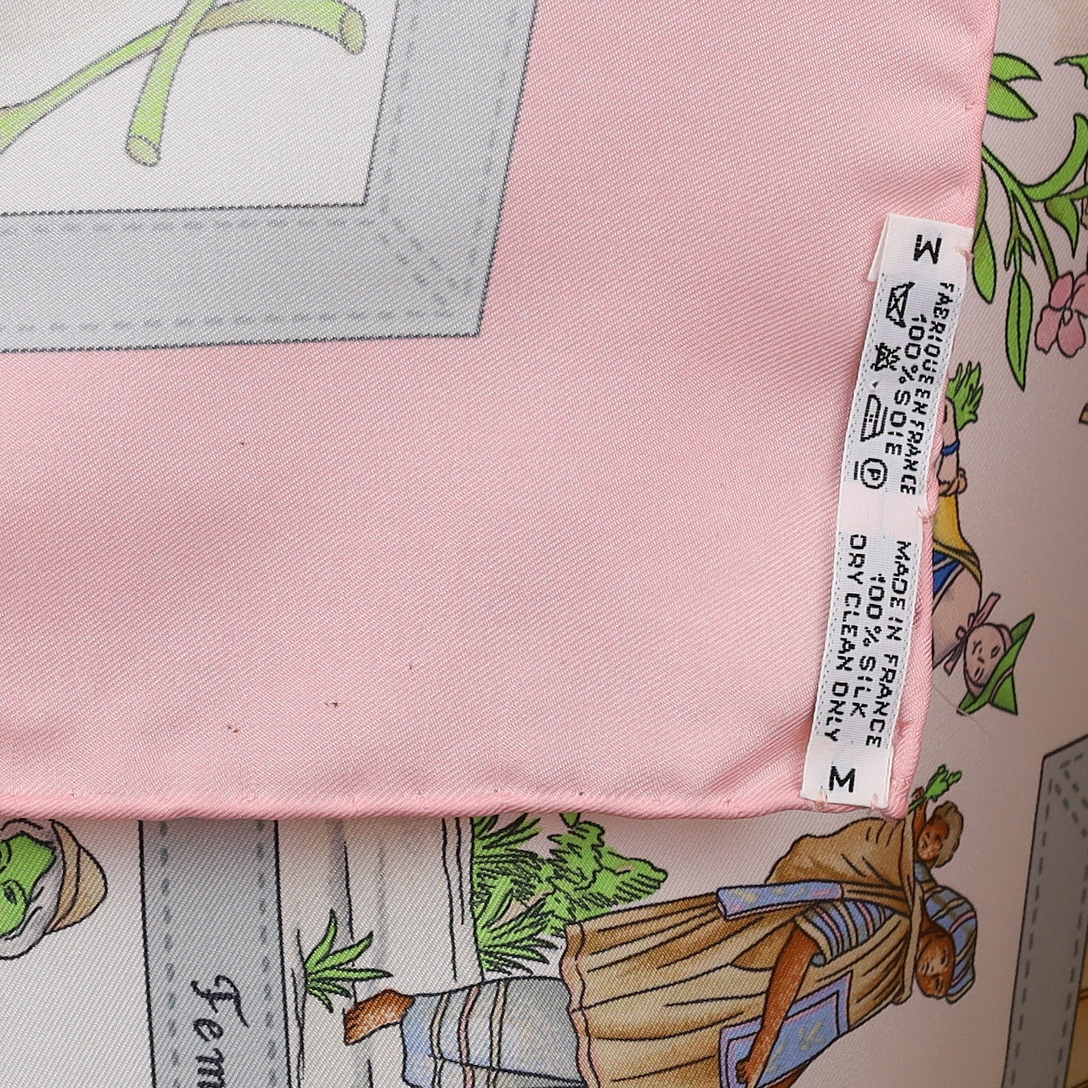 Hermès Costumes Civils Actuels Silk Scarf Rare