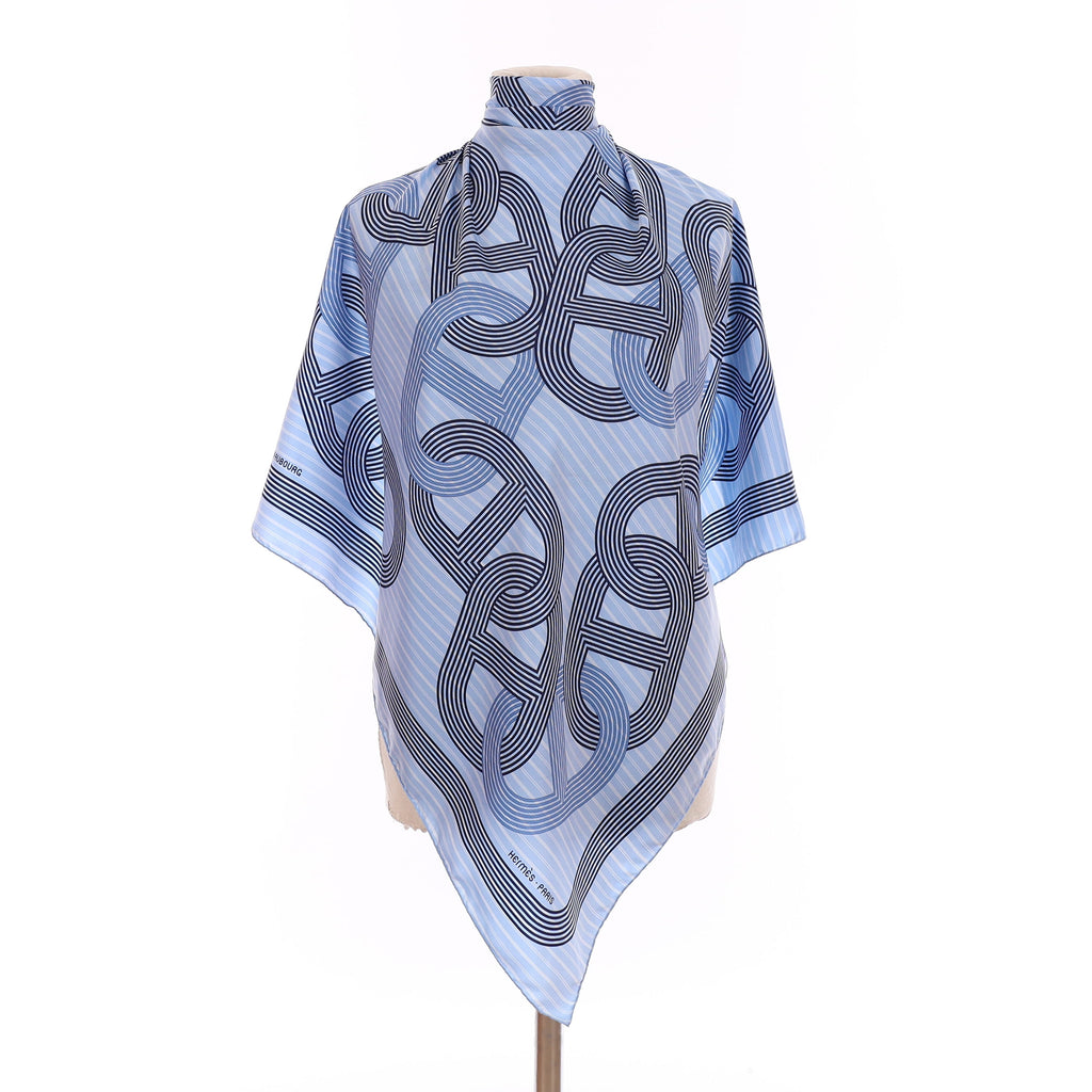 Hermès Circuit 24 Faubourg Silk Scarf