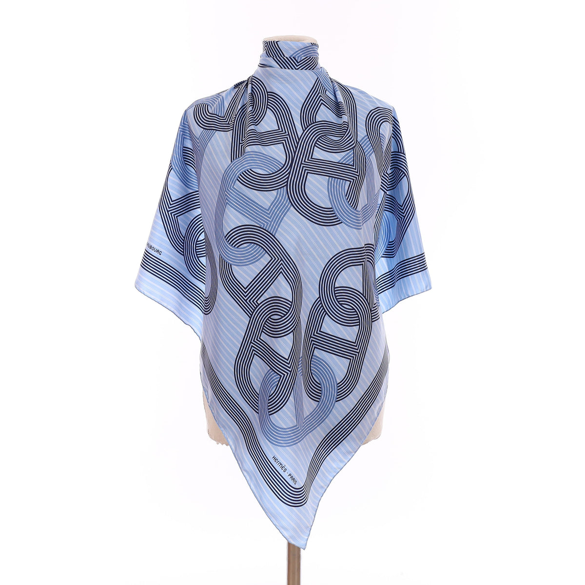 Hermès Circuit 24 Faubourg Silk Scarf