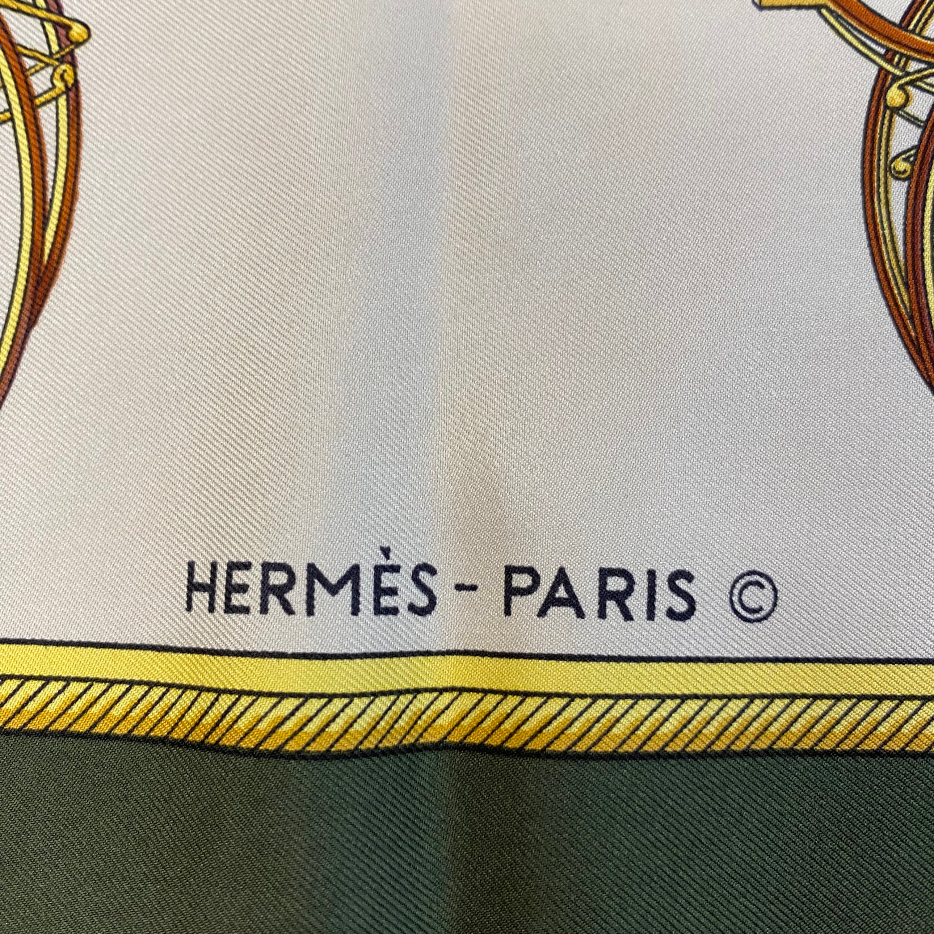 Hermès Les Voitures a Transformation Silk Scarf