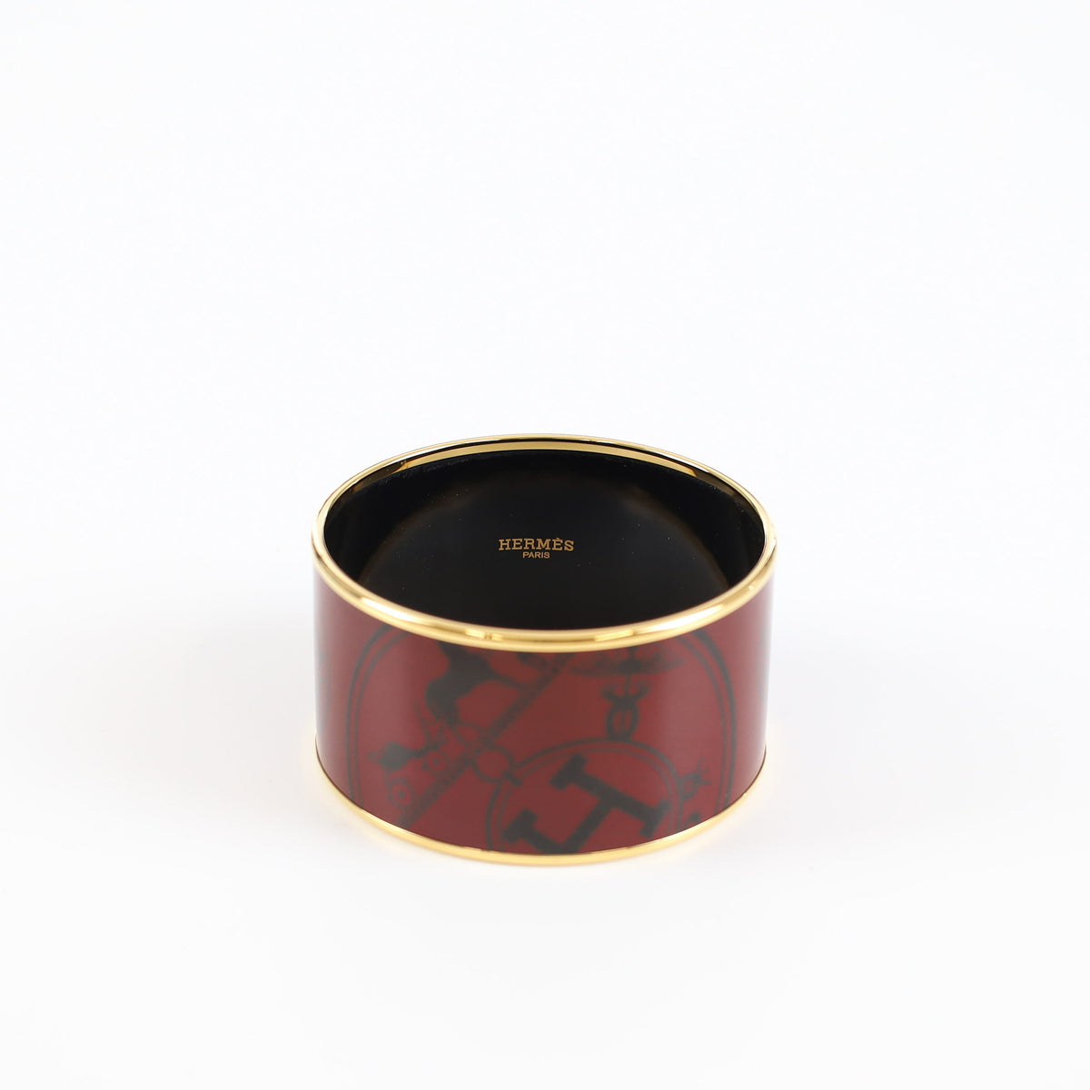 Pristine Boxed Hermès Ex Libris Wide Bangle