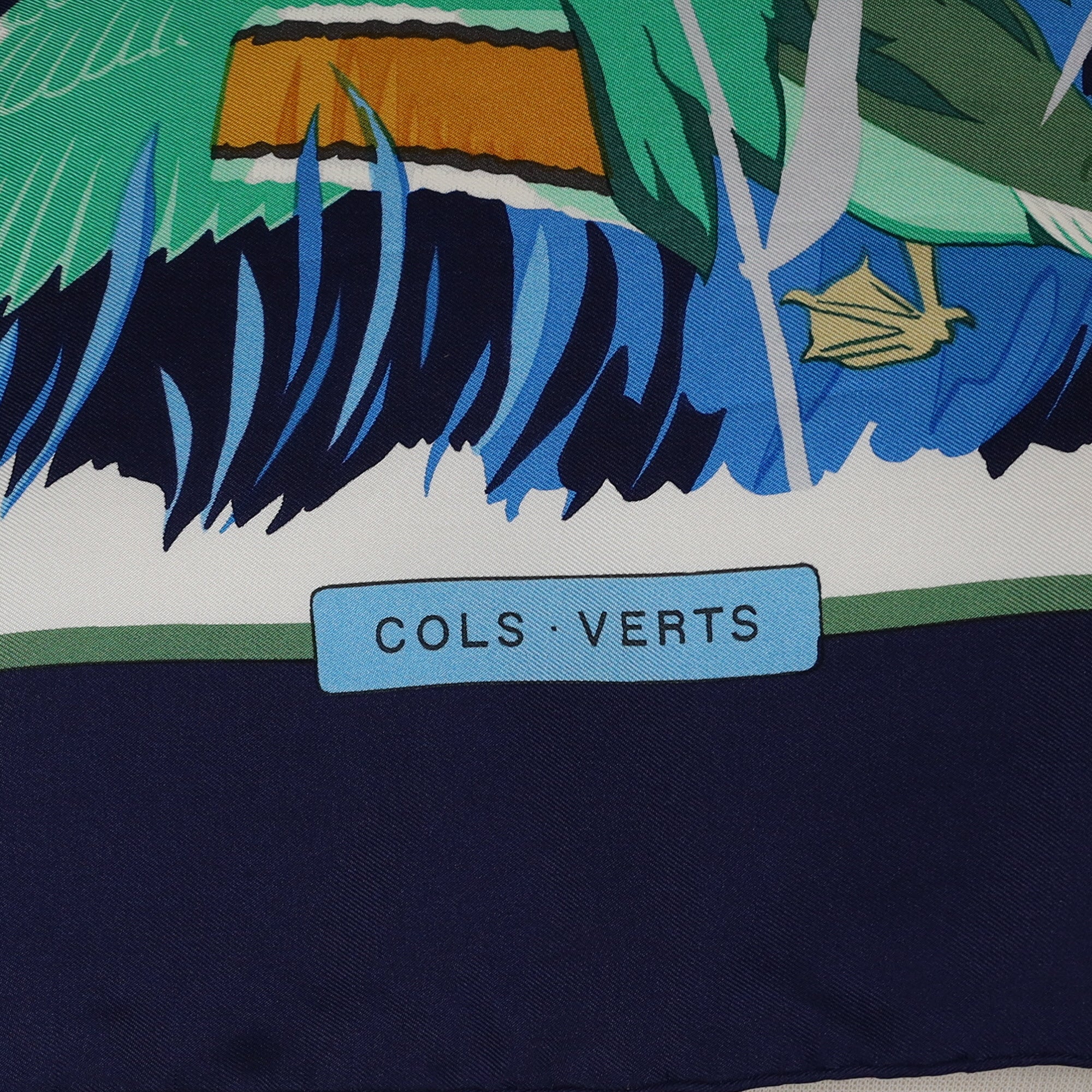 Hermès Cols Verts Silk Scarf