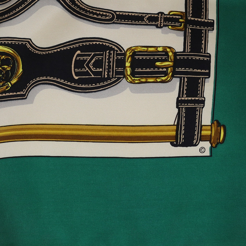Hermès Harnais Des Présidents Silk Scarf Rare