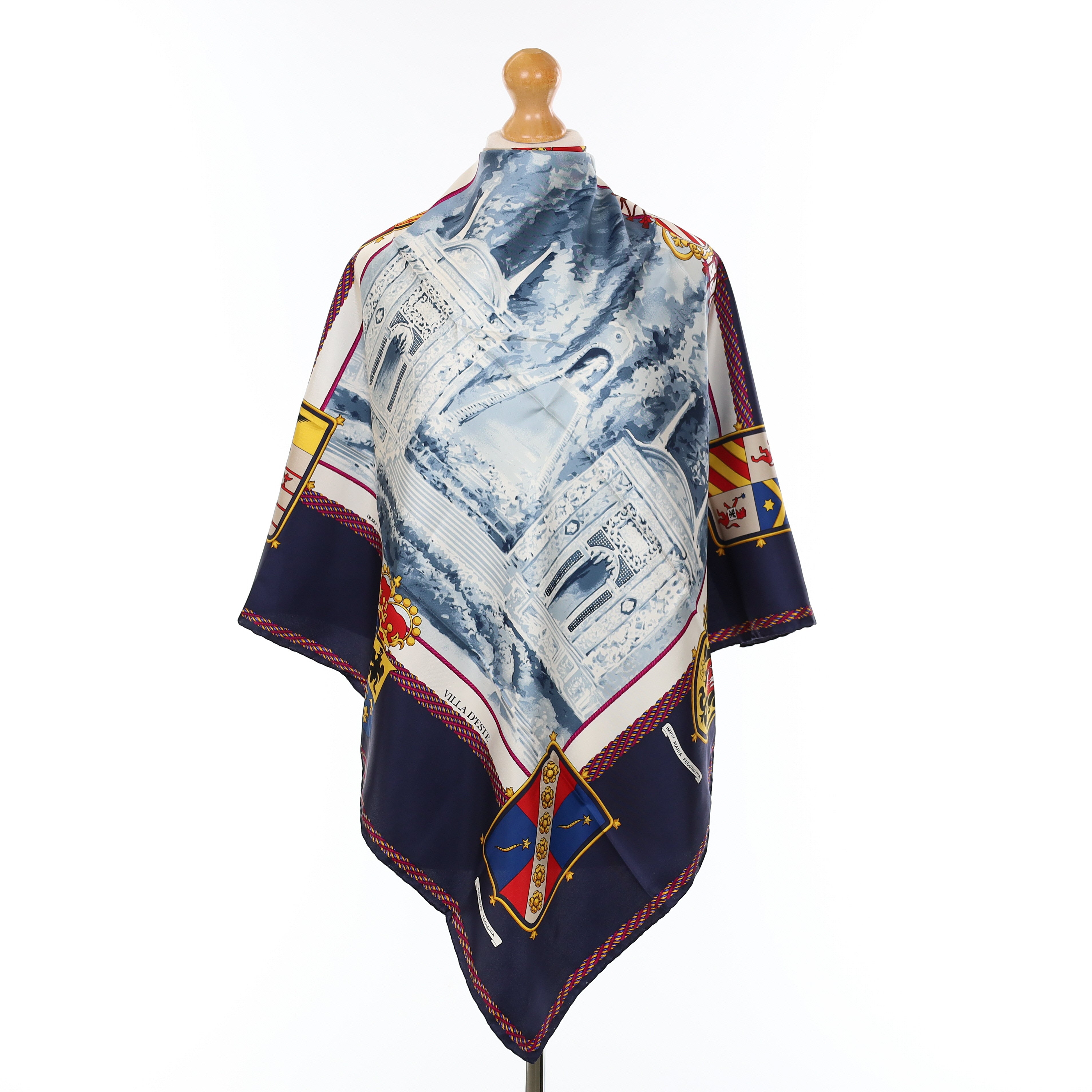 Villa D’Este Scene Silk Scarf