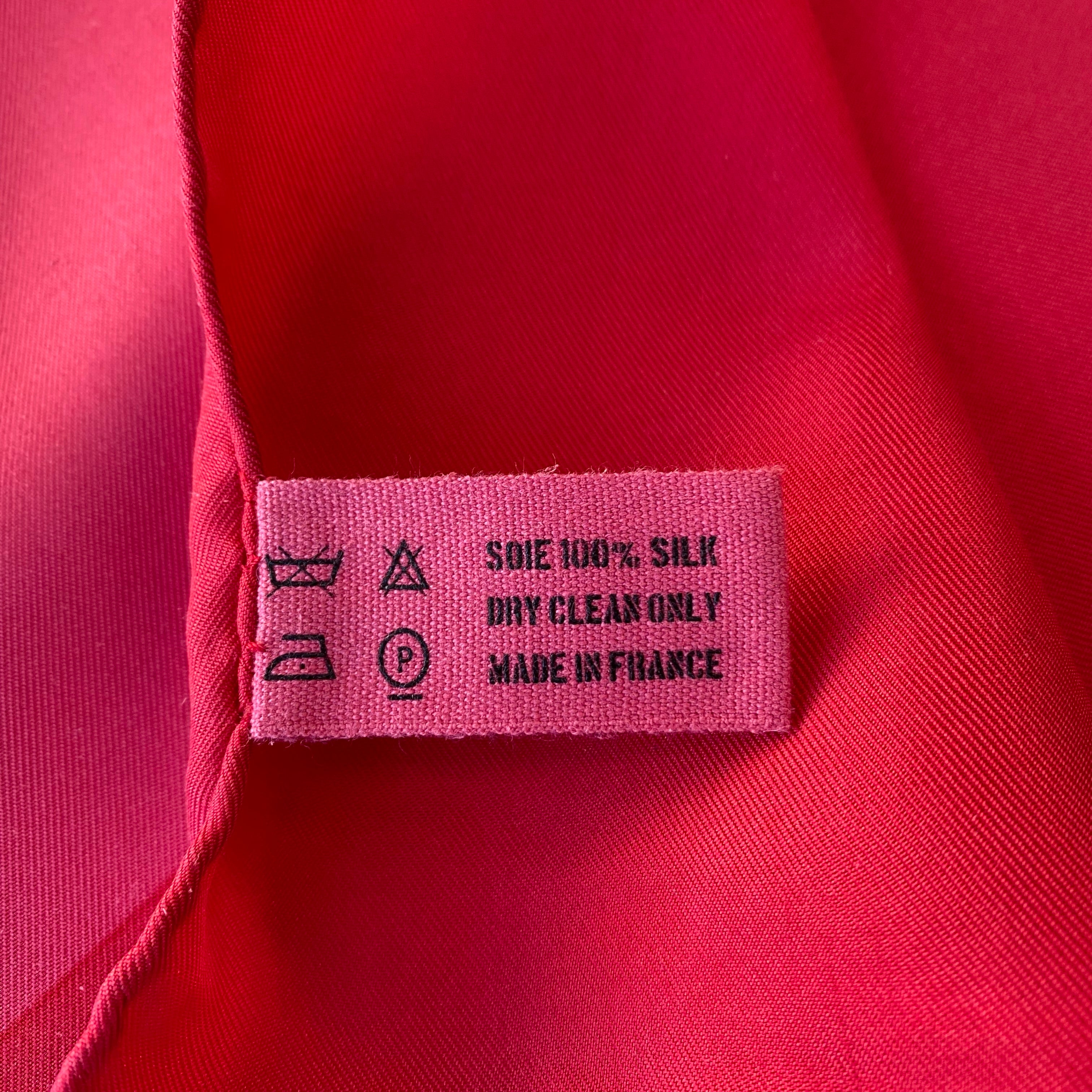 Immaculate Hermès Brides De Gala Silk Scarf Surteint