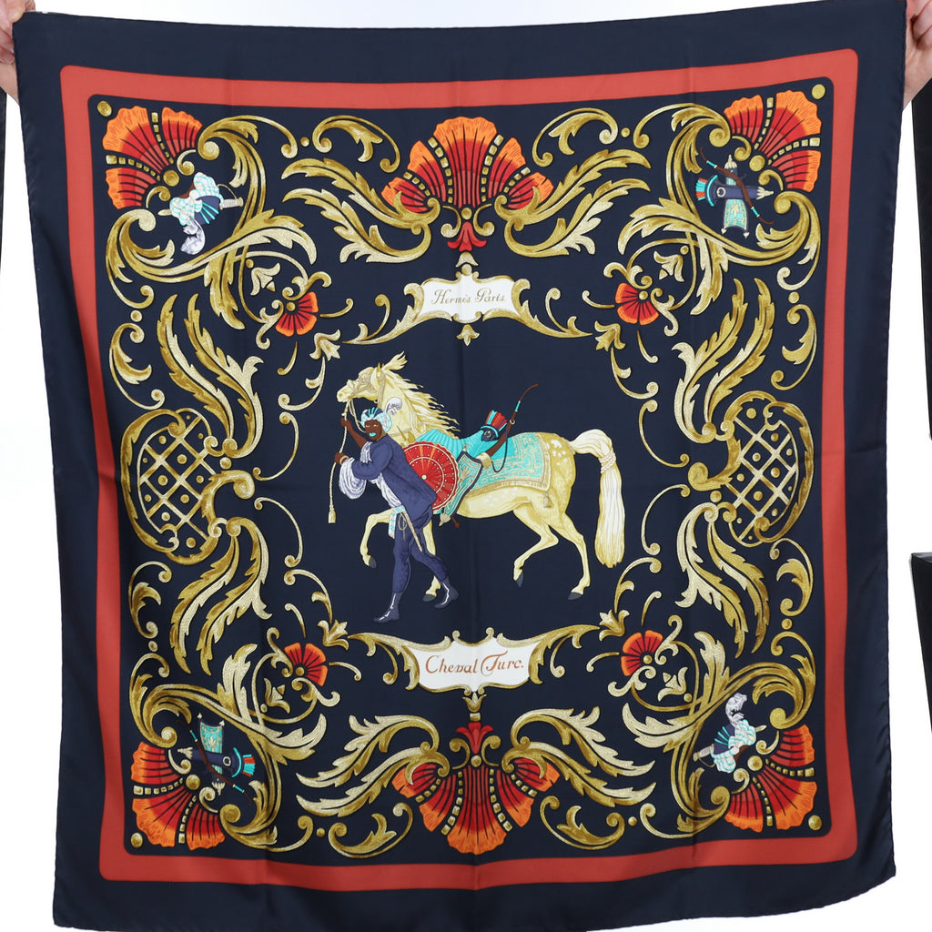 Hermès Cheval Turc Silk Scarf