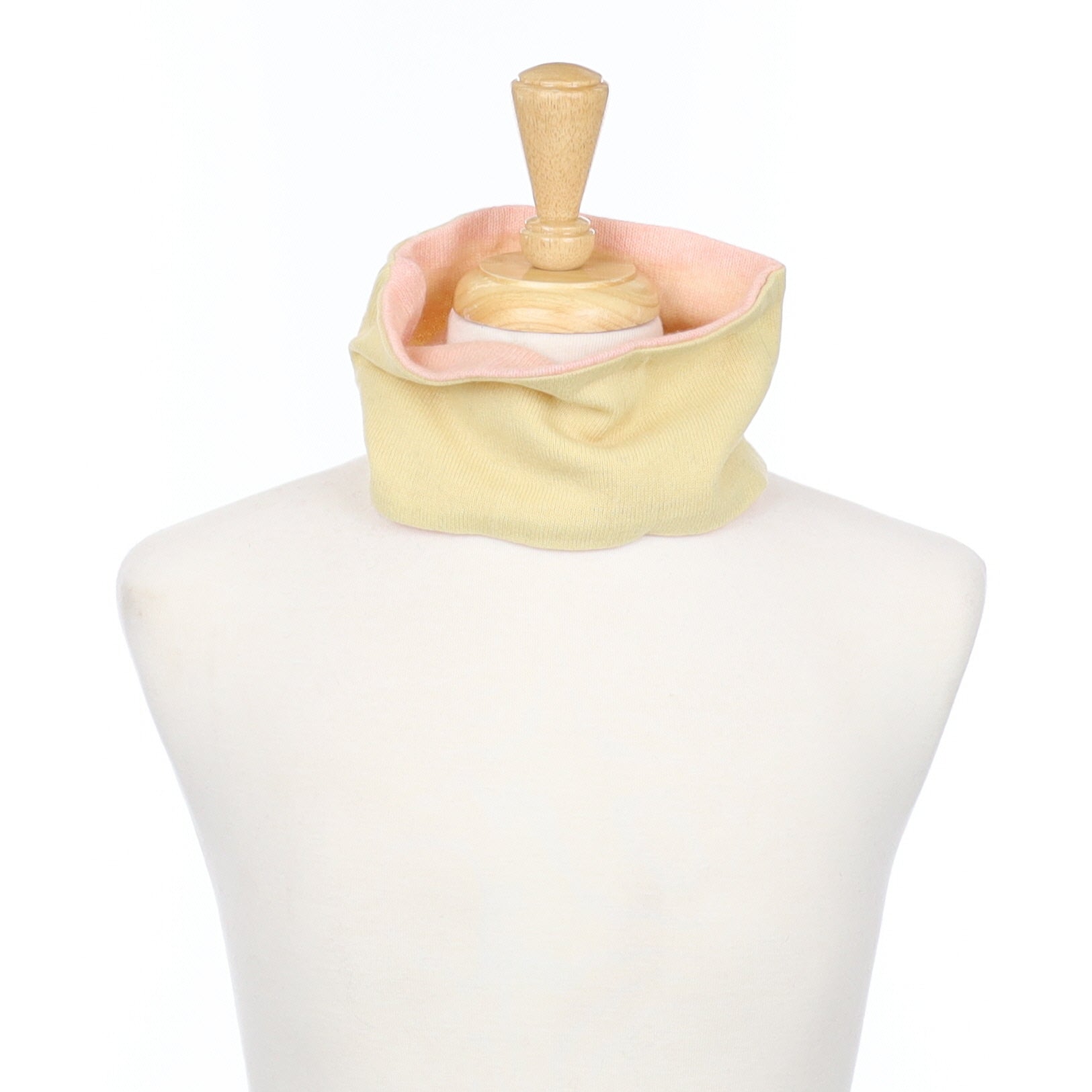 Primrose Yellow and Pink Neck Warmer