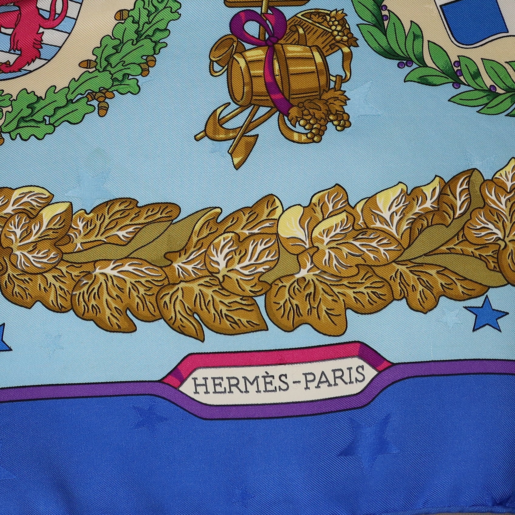 Hermès Emblèmes De L’Europe Silk Scarf