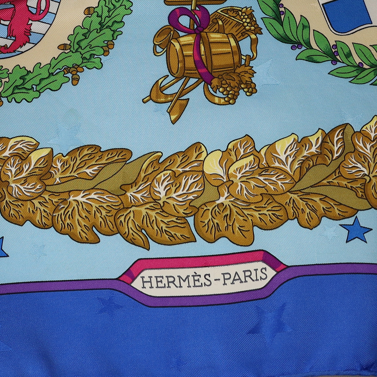 Hermès Emblèmes De L’Europe Silk Scarf