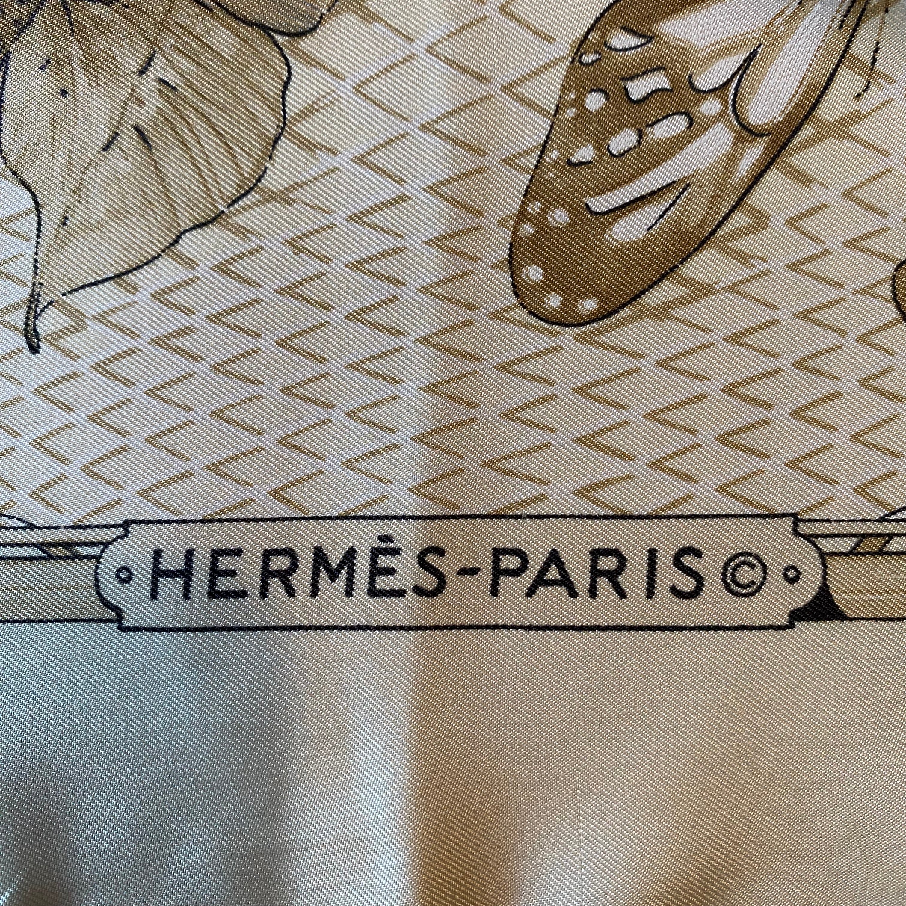 Hermès Farandole Silk Scarf Rare