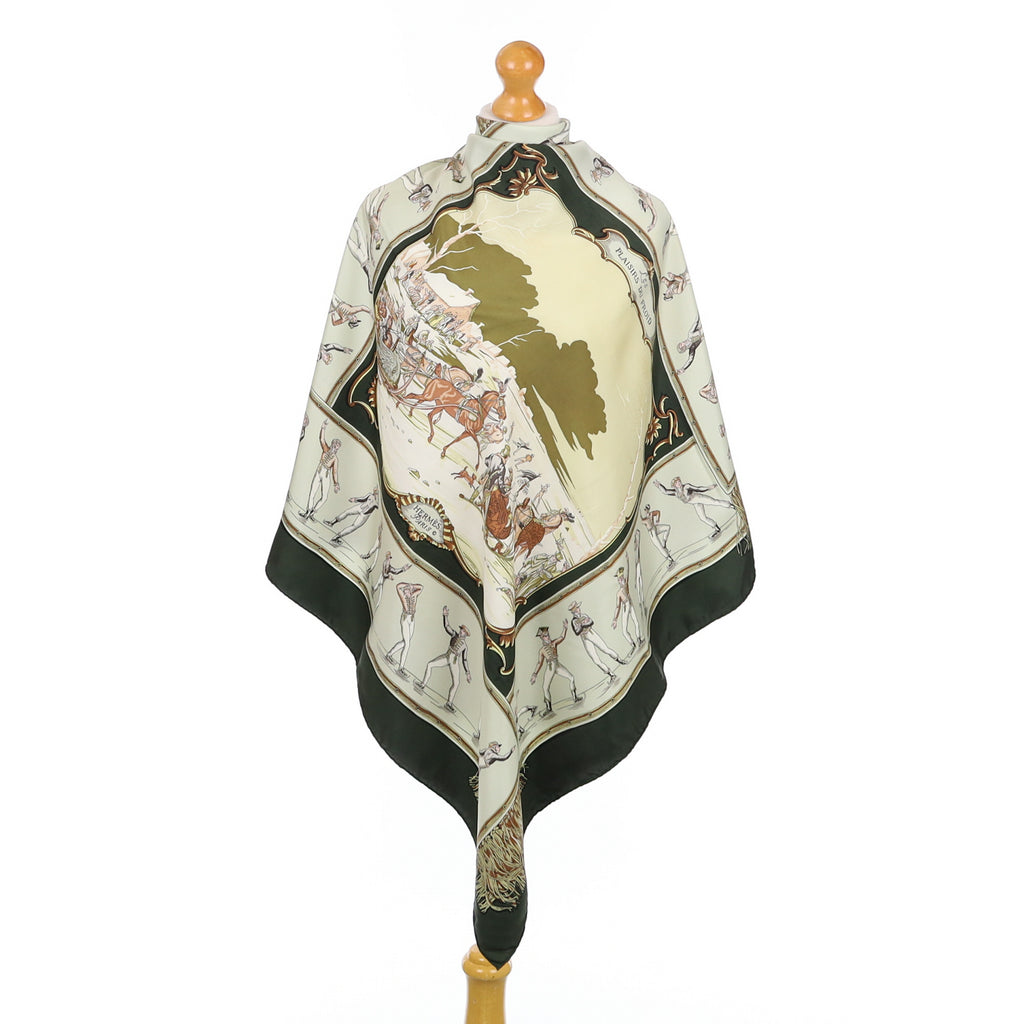 Hermès Plaisirs Du Froid Silk Scarf