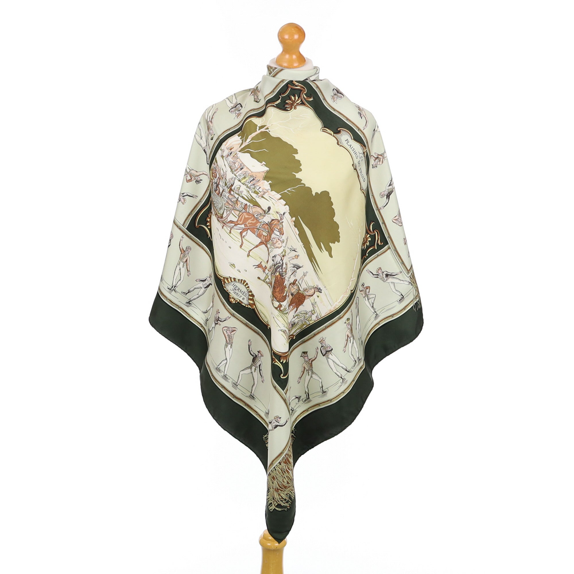 Hermès Plaisirs Du Froid Silk Scarf