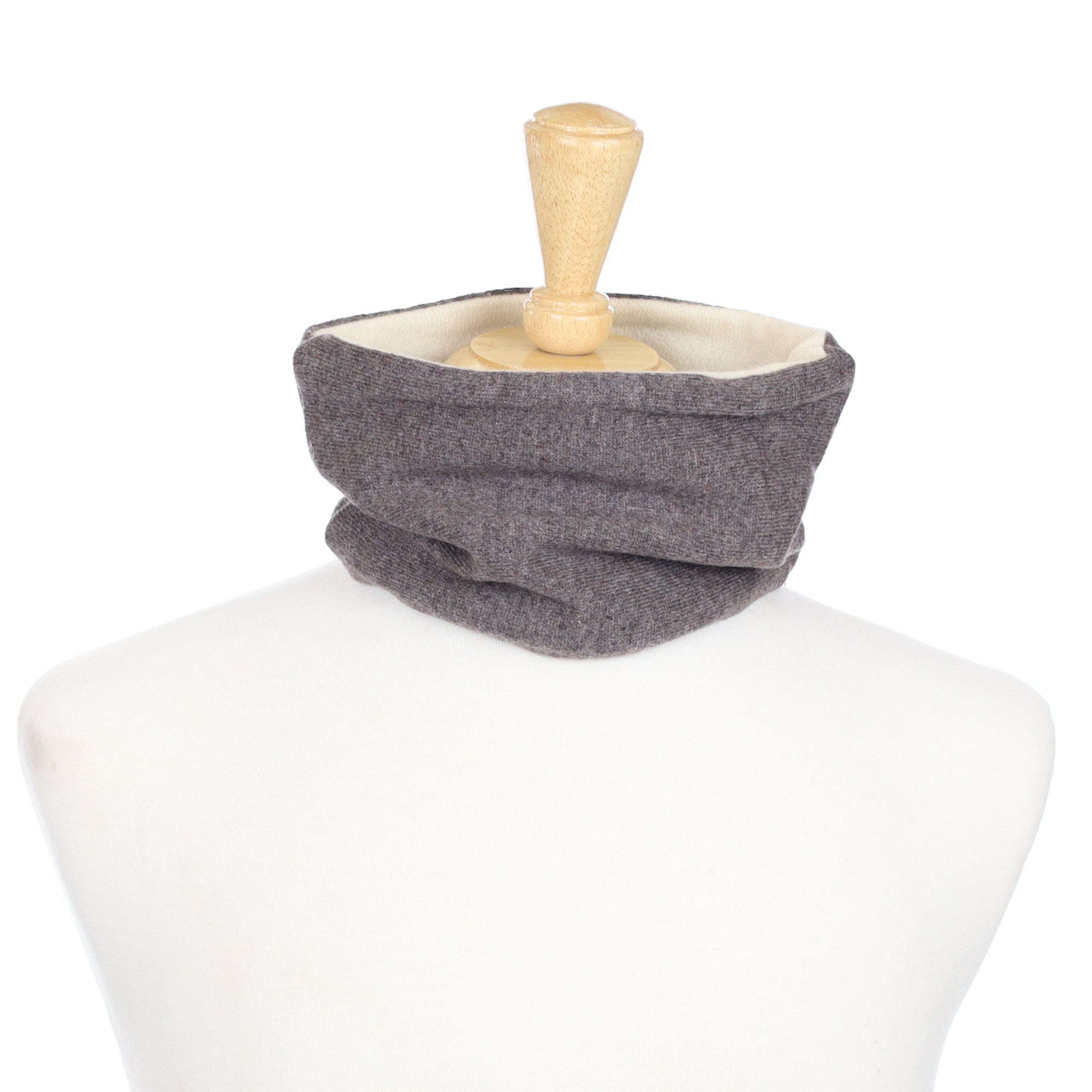 Mocha and Cream Neck Warmer
