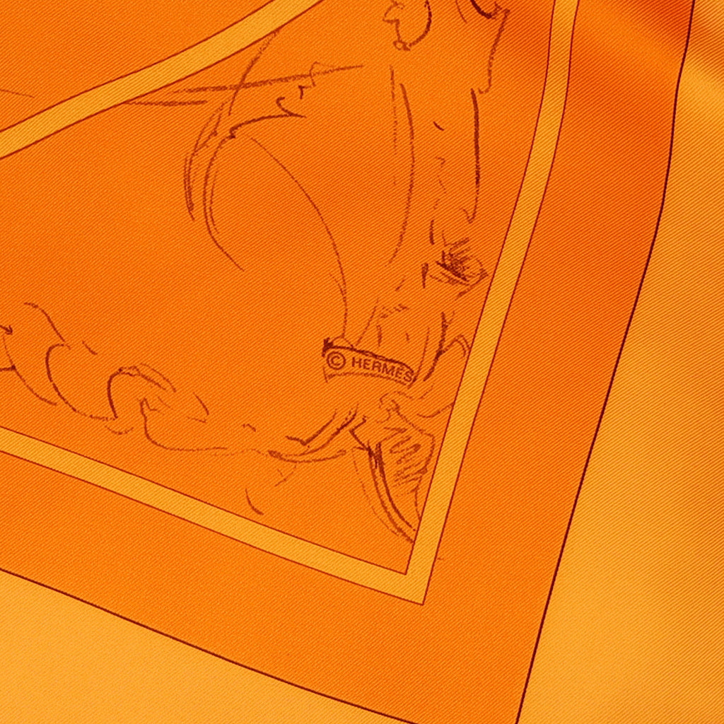 Pristine Hermès Ballet Équestre Silk Scarf Quite Rare