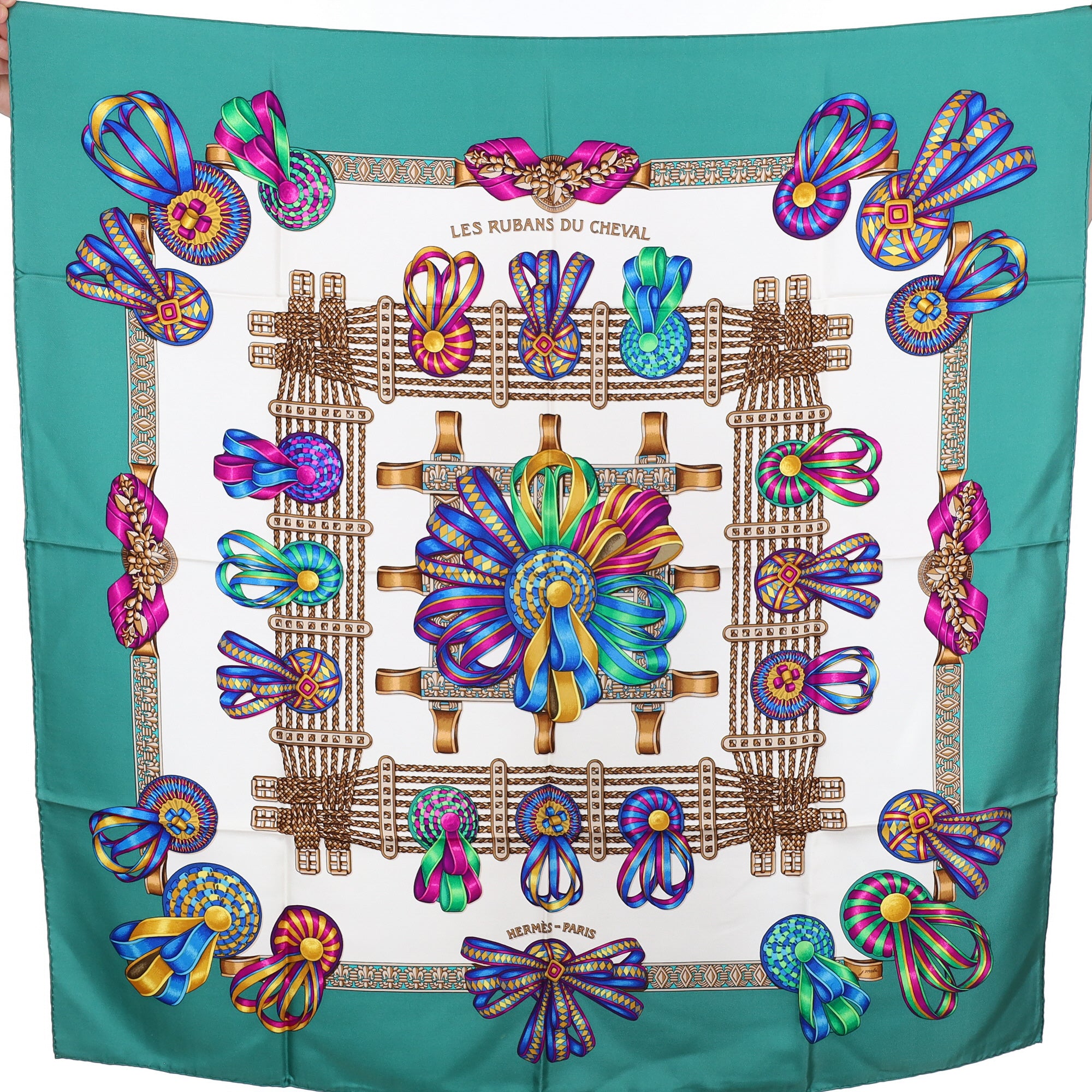 Hermès Les Rubans du Cheval Silk Scarf