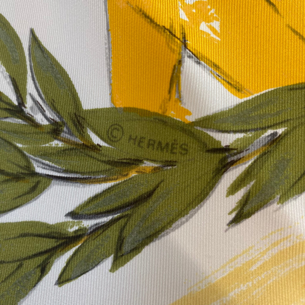 Hermès Champ de Courses À Chantilly Silk Scarf