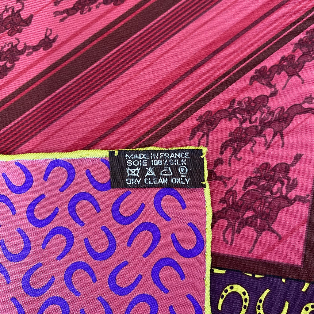 Hermès A Cheval sur mon Carré Silk Scarf Quite Rare