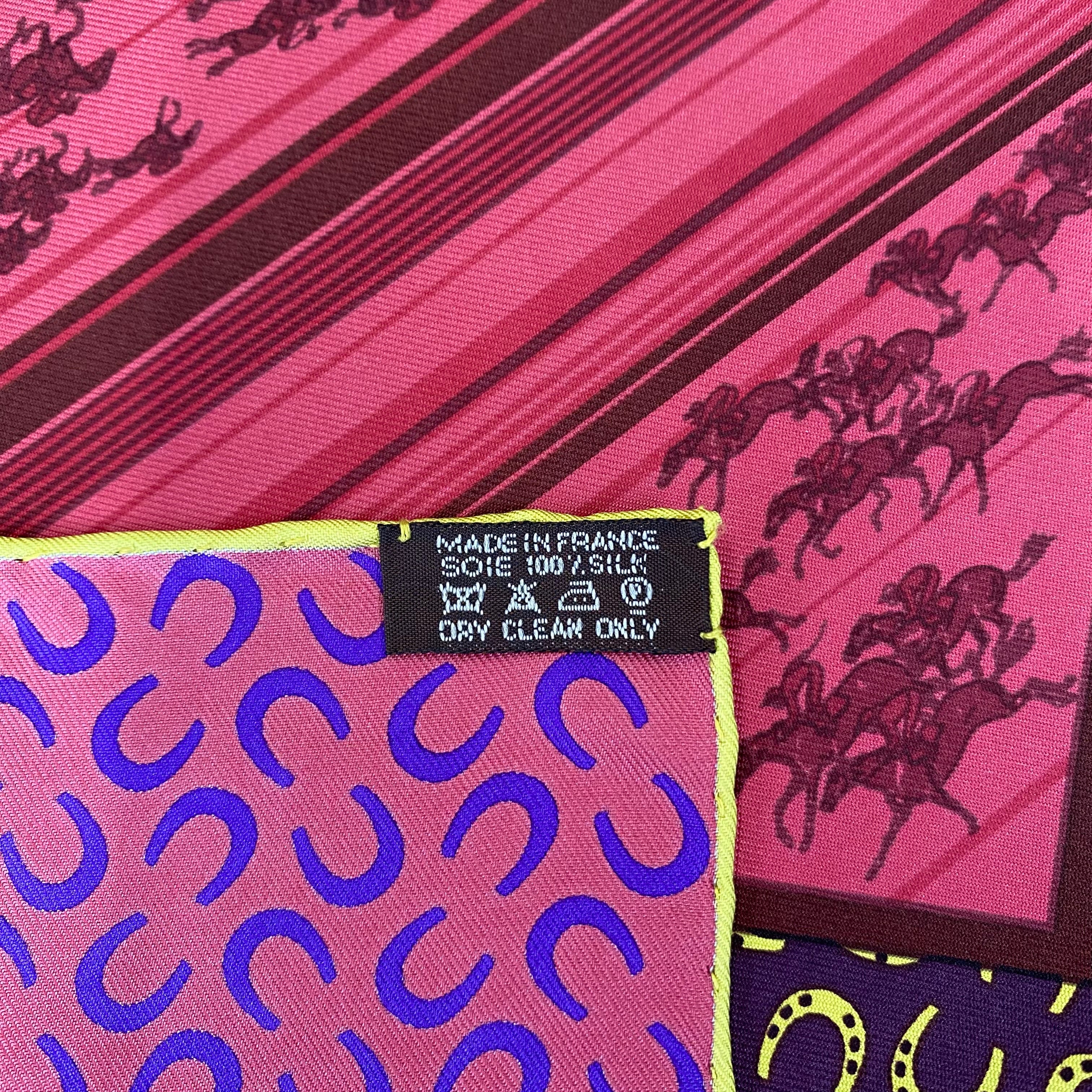Hermès A Cheval sur mon Carré Silk Scarf Quite Rare