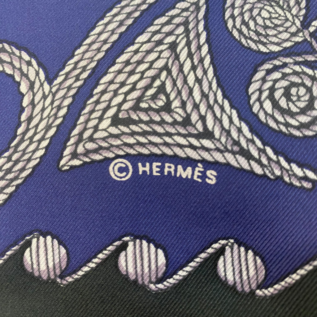 Hermès Ababesques Vintage Silk Scarf