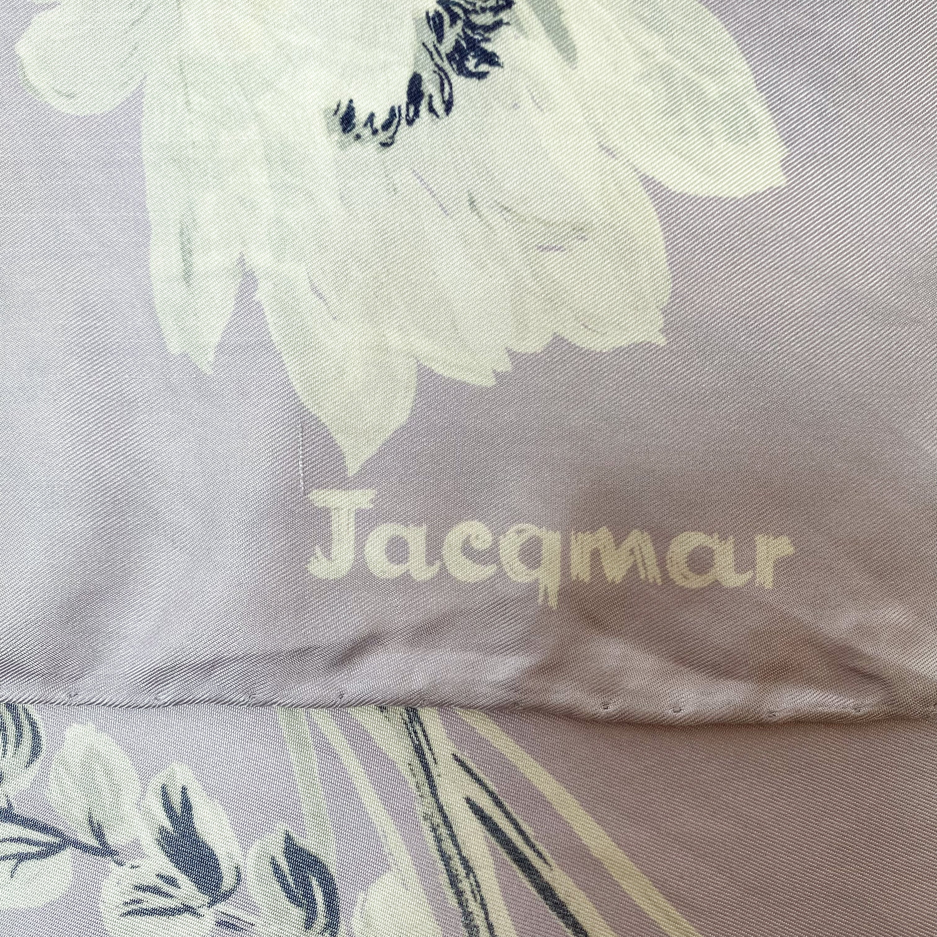 Jacqmar Floral Vintage Silk Scarf