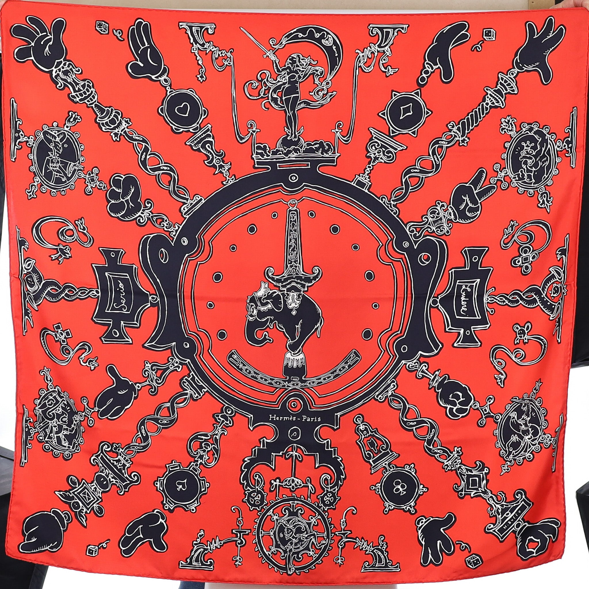 Boxed Hermès Serio Ludere Silk Scarf Rare