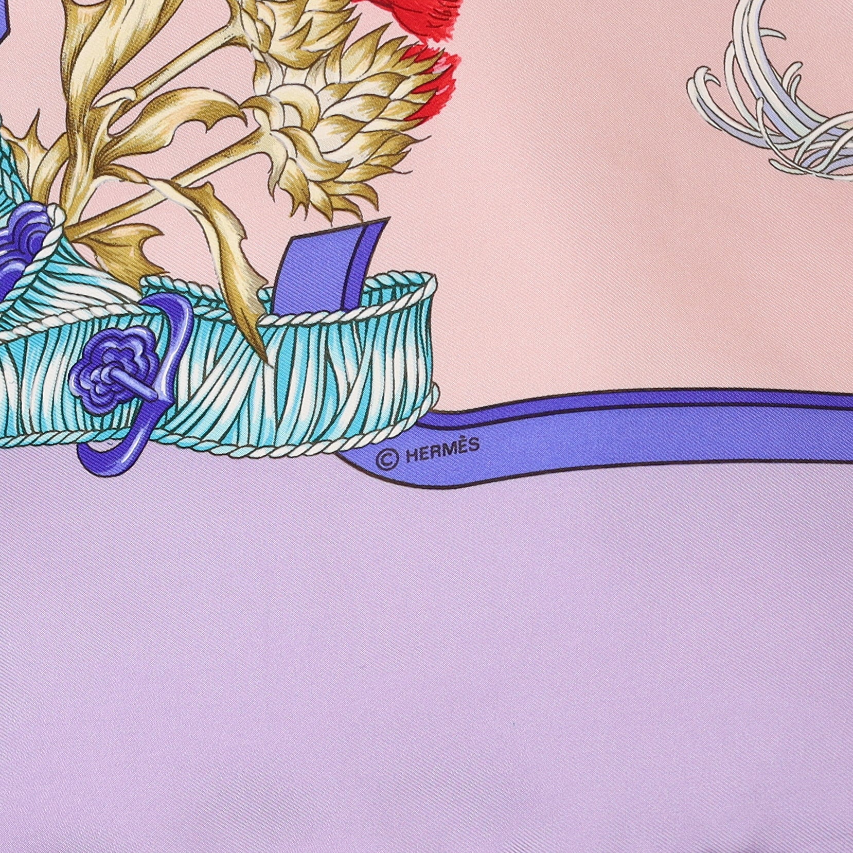 Hermès Regina Vintage Silk Scarf