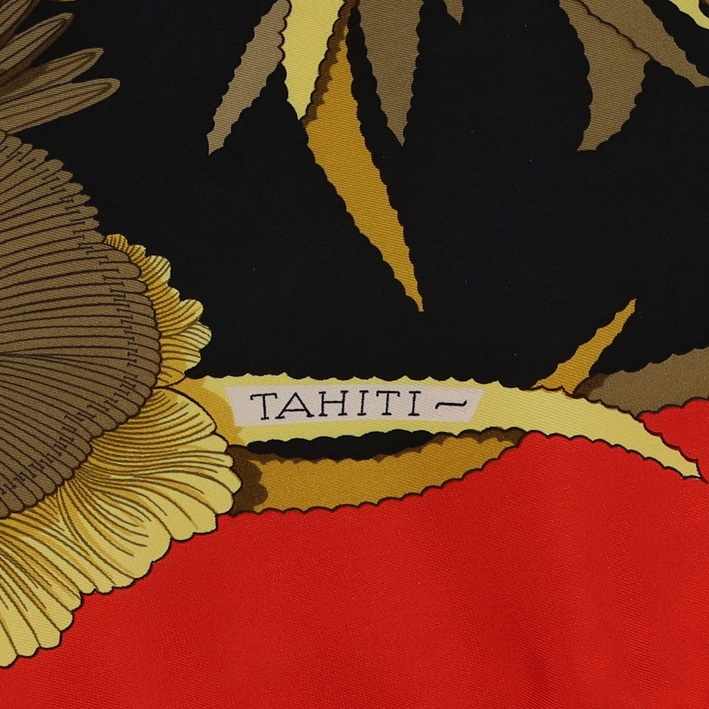Quite Rare Hermès Tahiti Silk Scarf