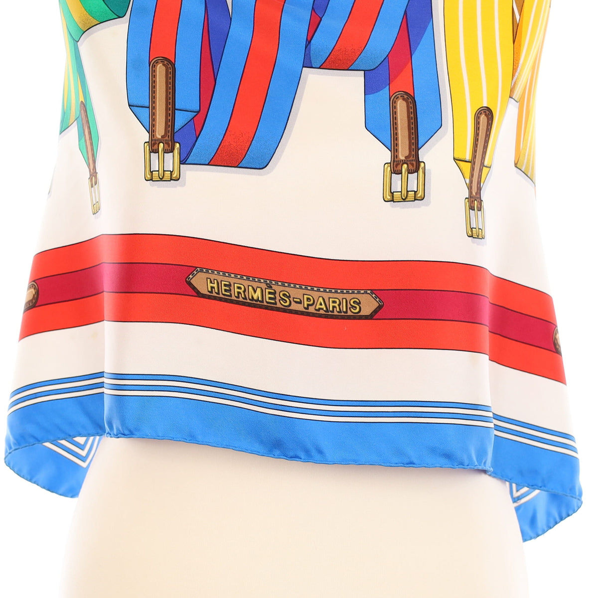 Hermès Les Sangles Silk Scarf
