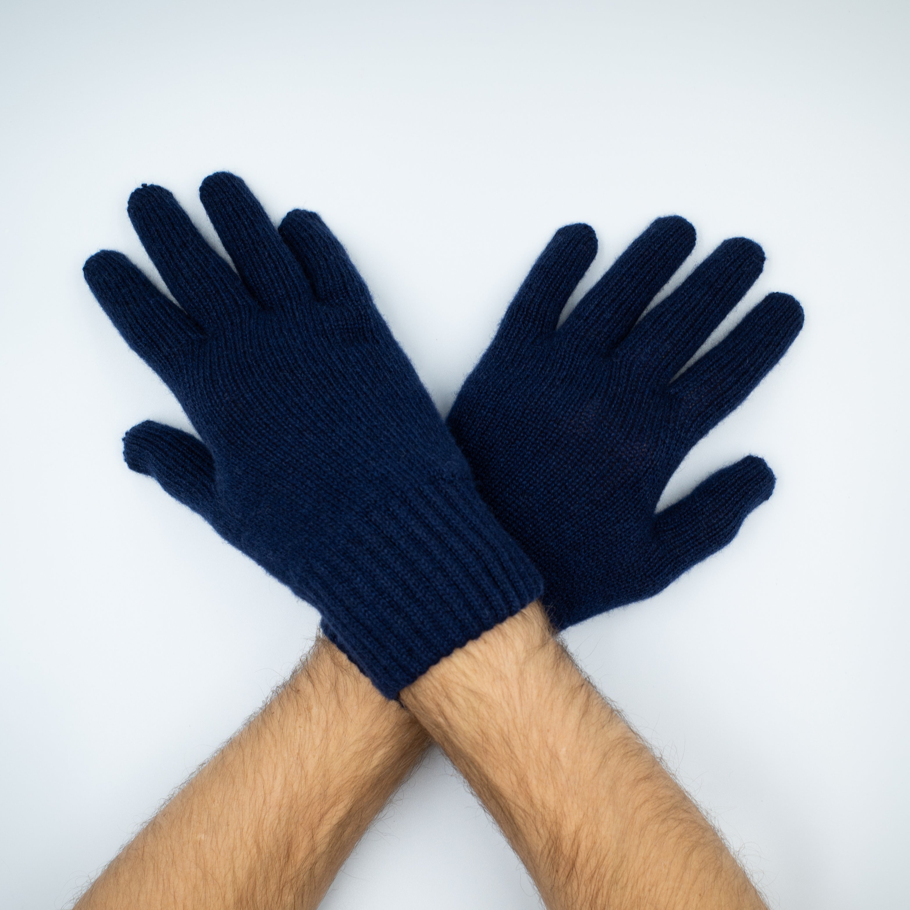 Men’s Brand New Scottish Navy Blue Gloves