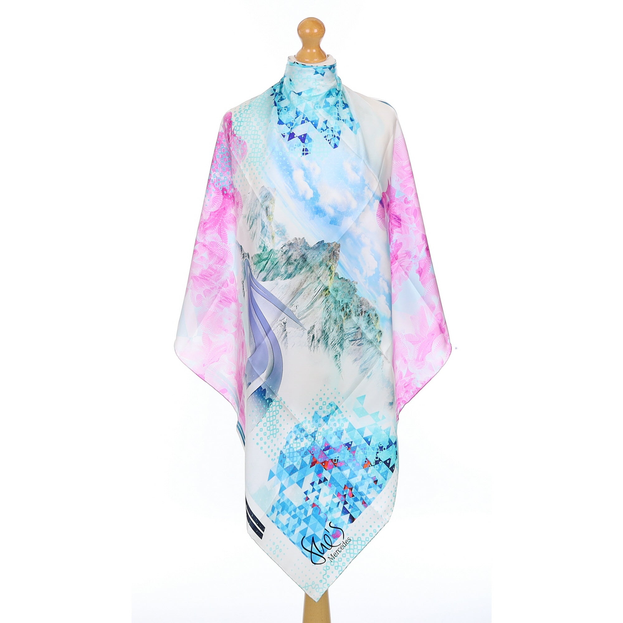 Brand New Boxed She’s Mercedes Silk Scarf