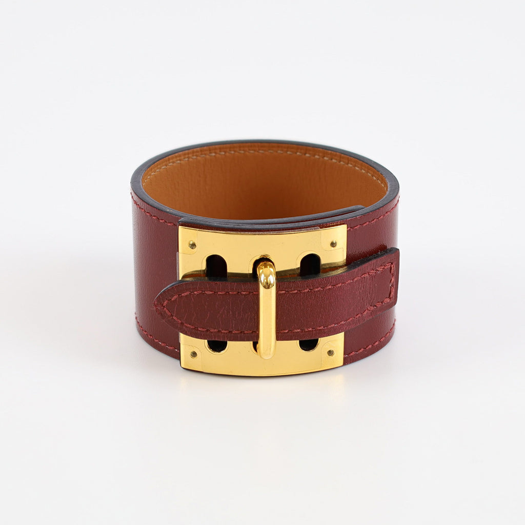 Pristine Boxed Hermès Artemis Wide Leather Cuff