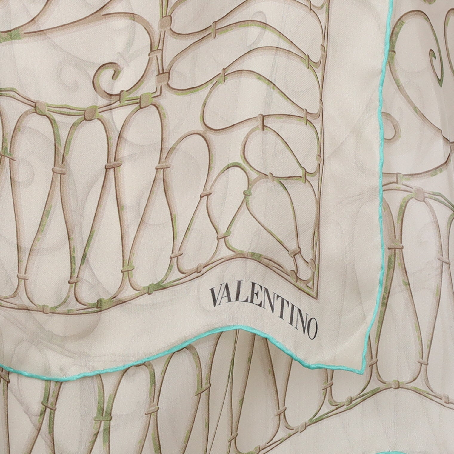 Brand New Boxed Valentino Silk Scarf