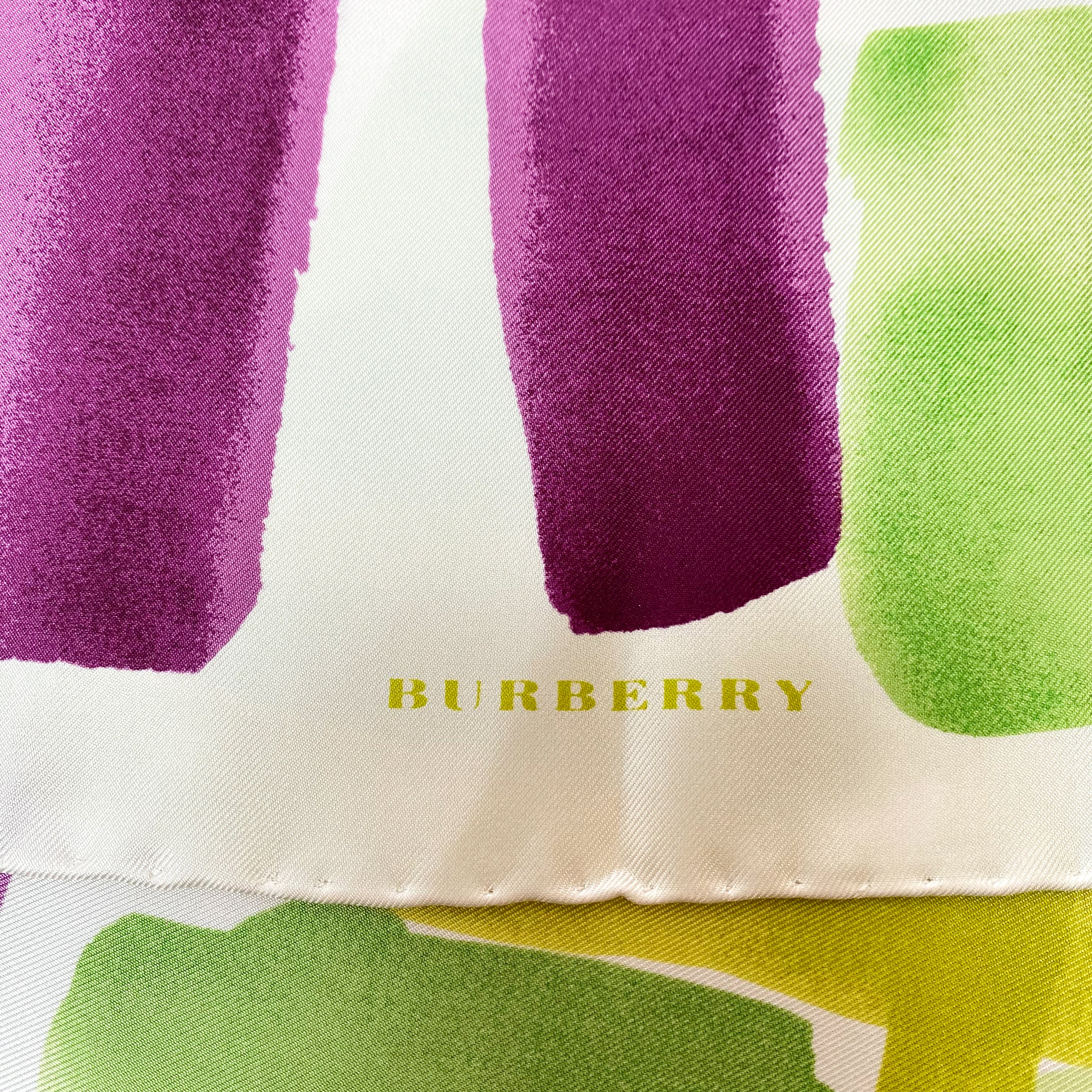 Brand New Burberry Designer Silk Scarf