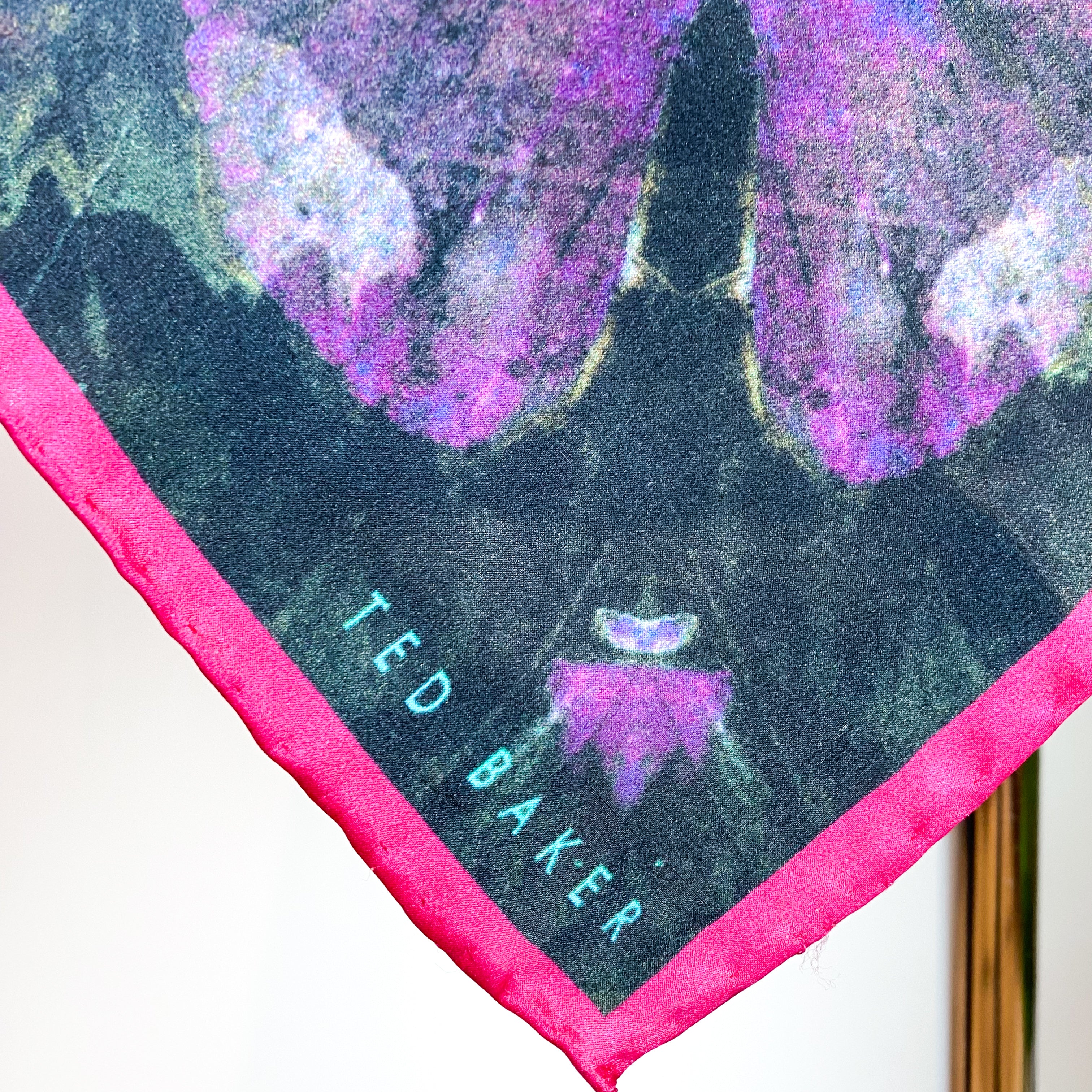 Large Ted Baker Abstract Silk Scarf