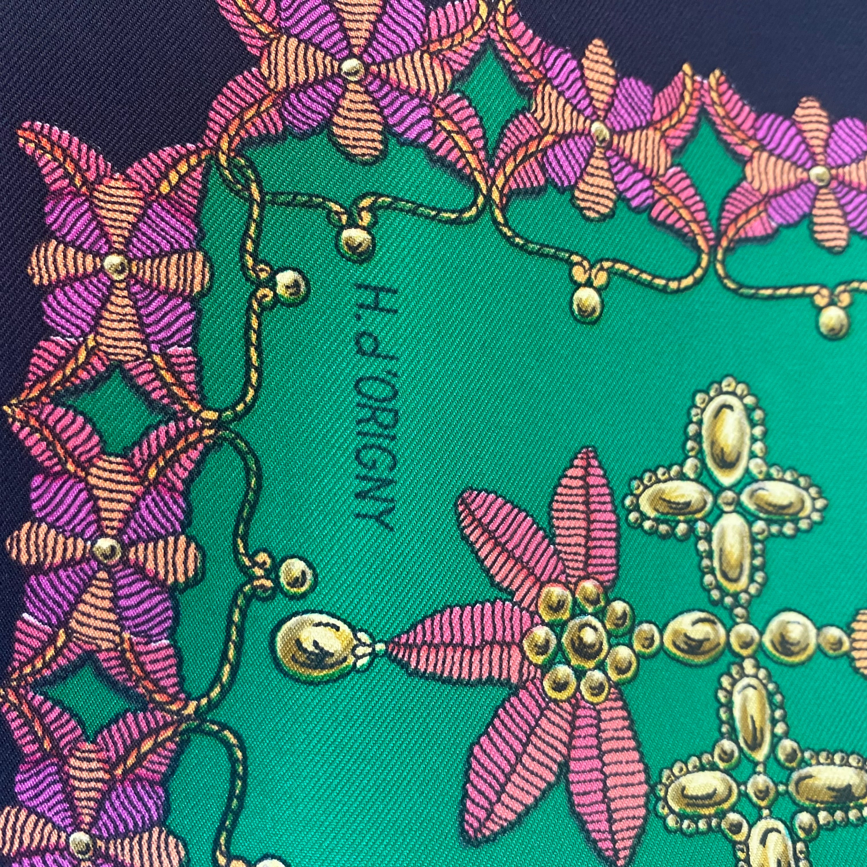 Hermès Scheherazade Vintage Silk Scarf