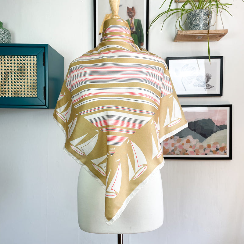 Echo Nautical Design Vintage Silk Scarf