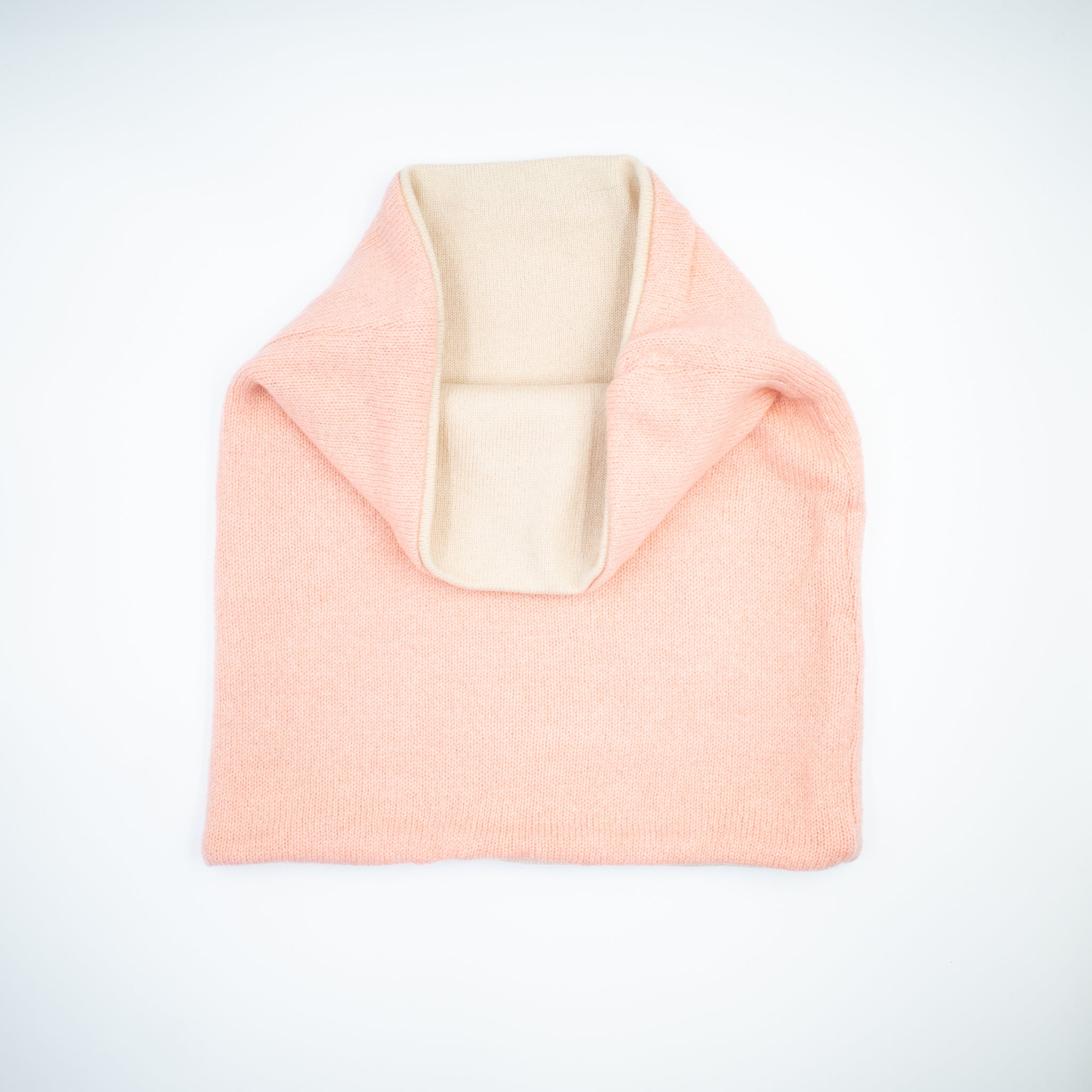 Apricot and Cream Luxury Double Layered Snood