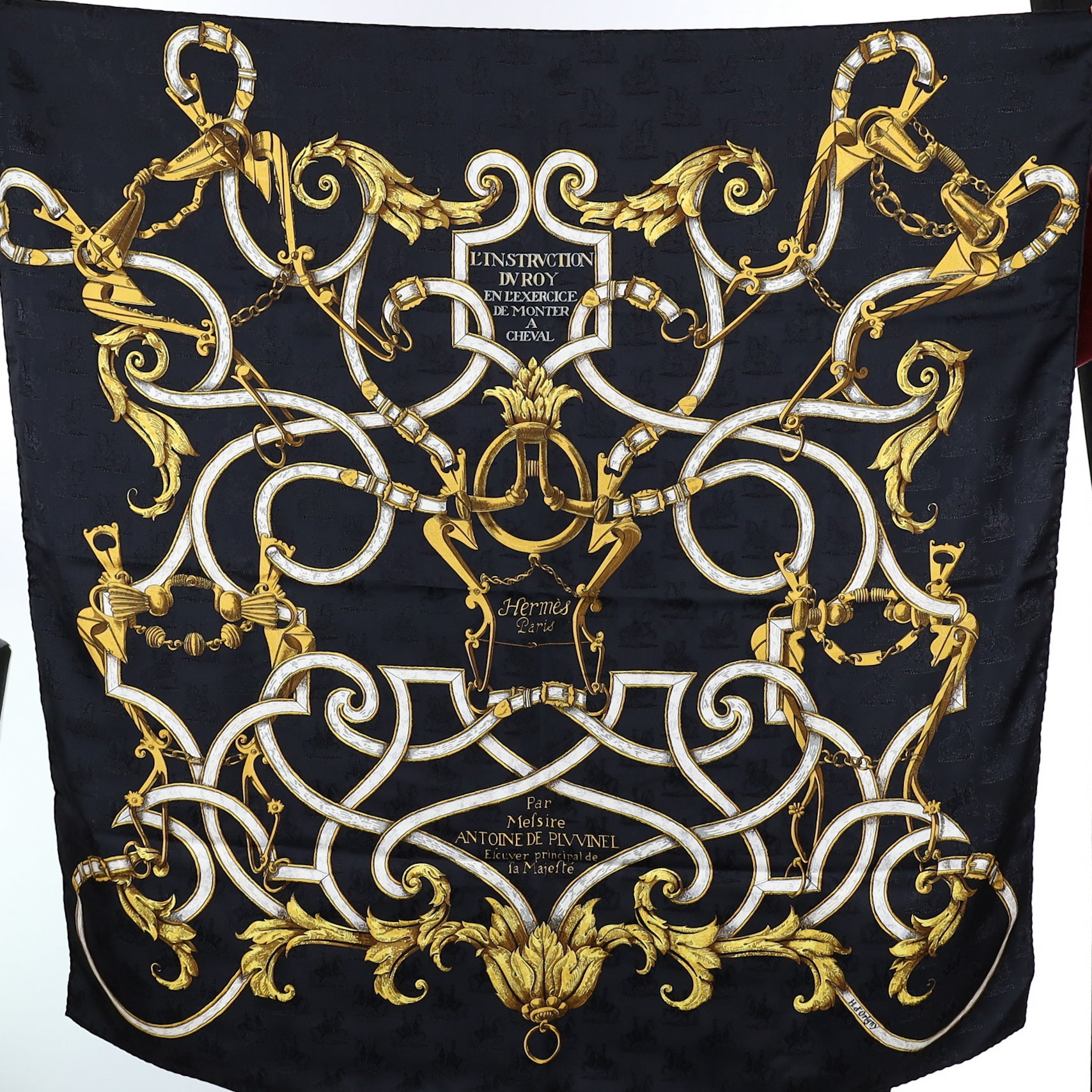 Hermès L’Instrvction Du Roy Silk Scarf