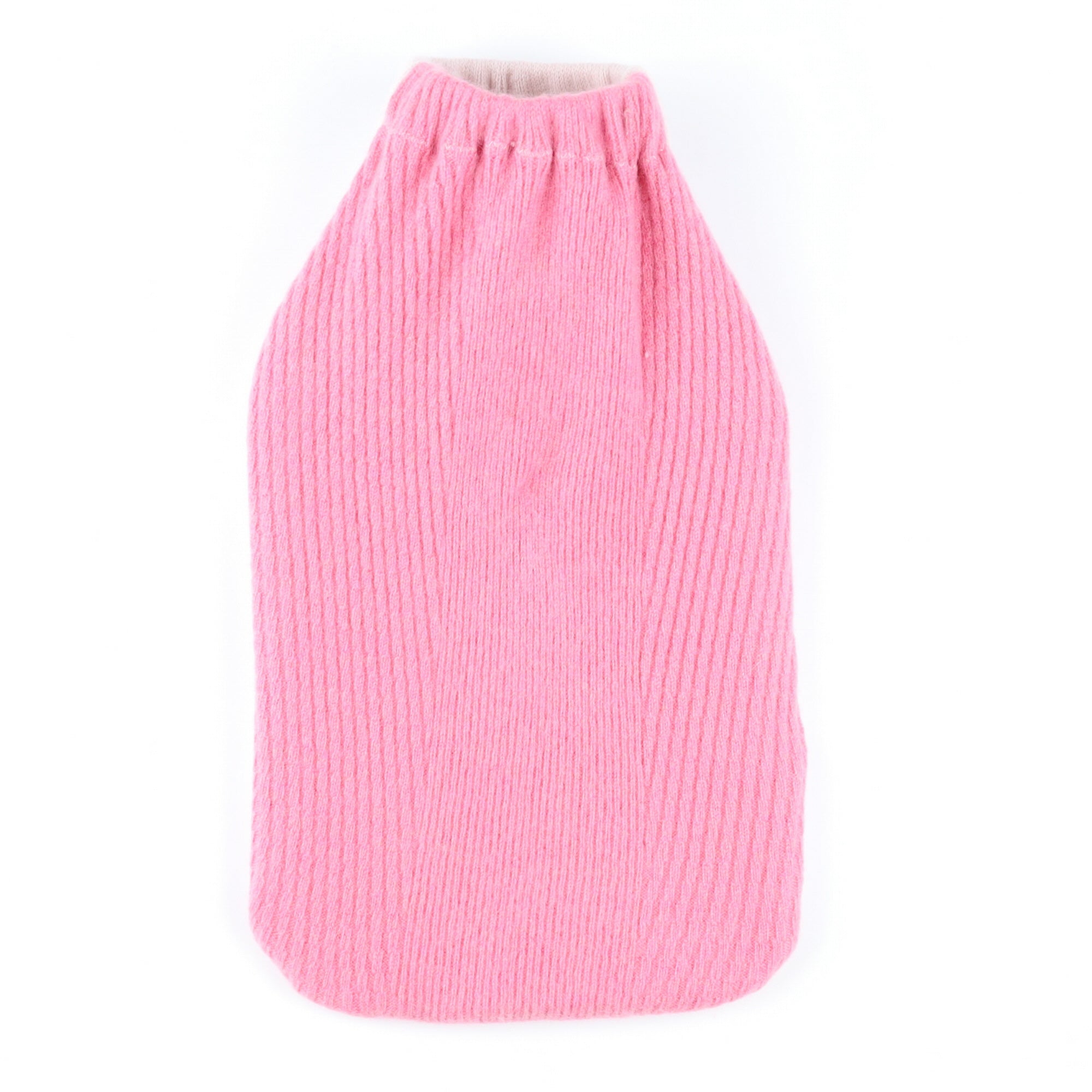 Bubblegum and Ice Pink Star Cashmere Large Hot Water Bottle