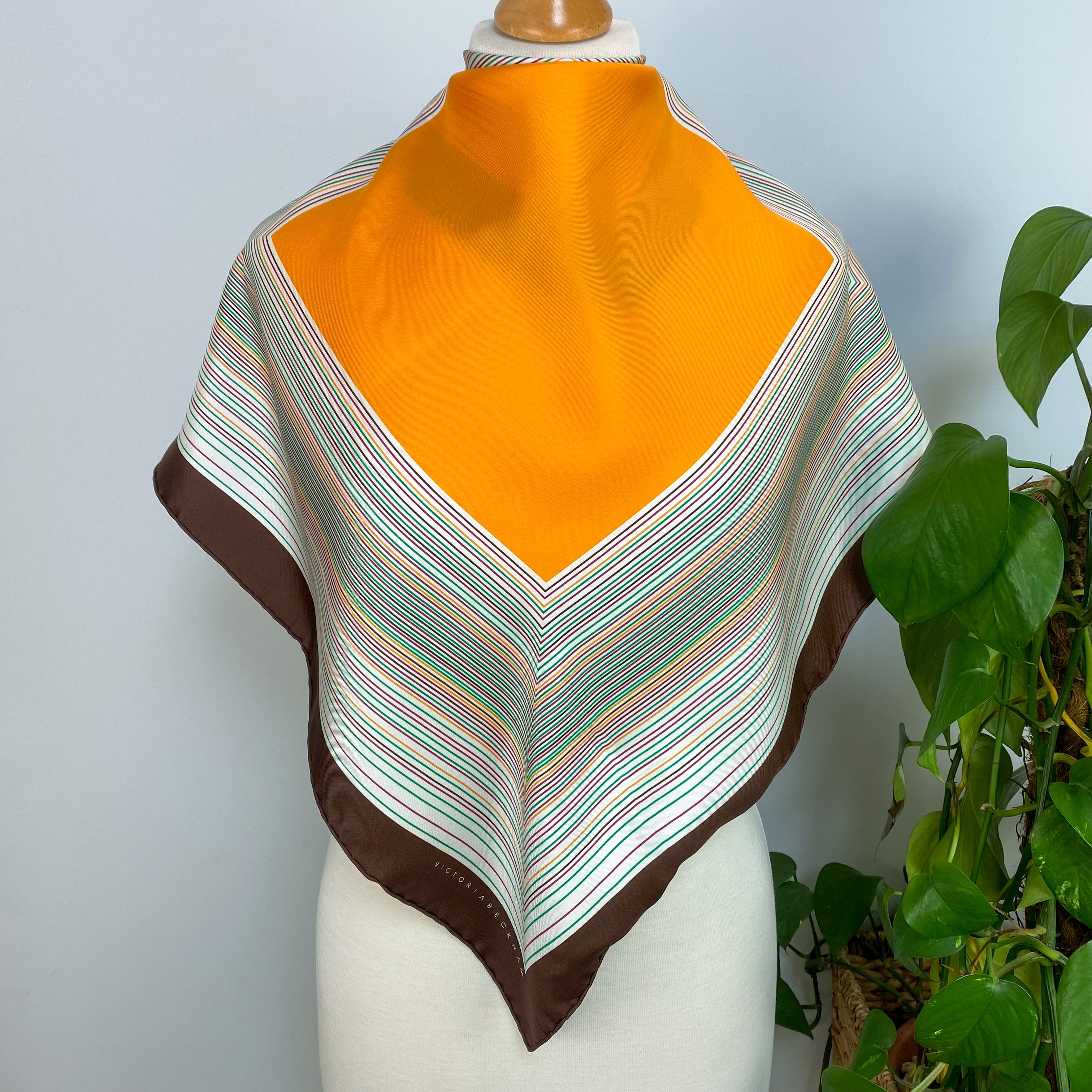 Brand New Victoria Beckham Designer Silk Scarf