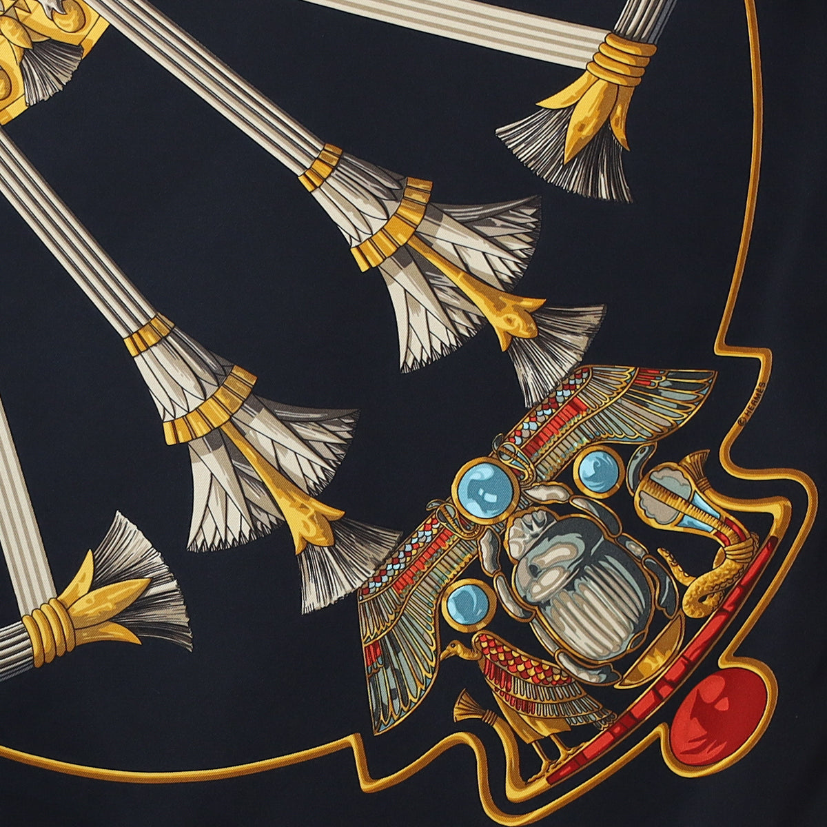 Hermès Égypte Silk Scarf